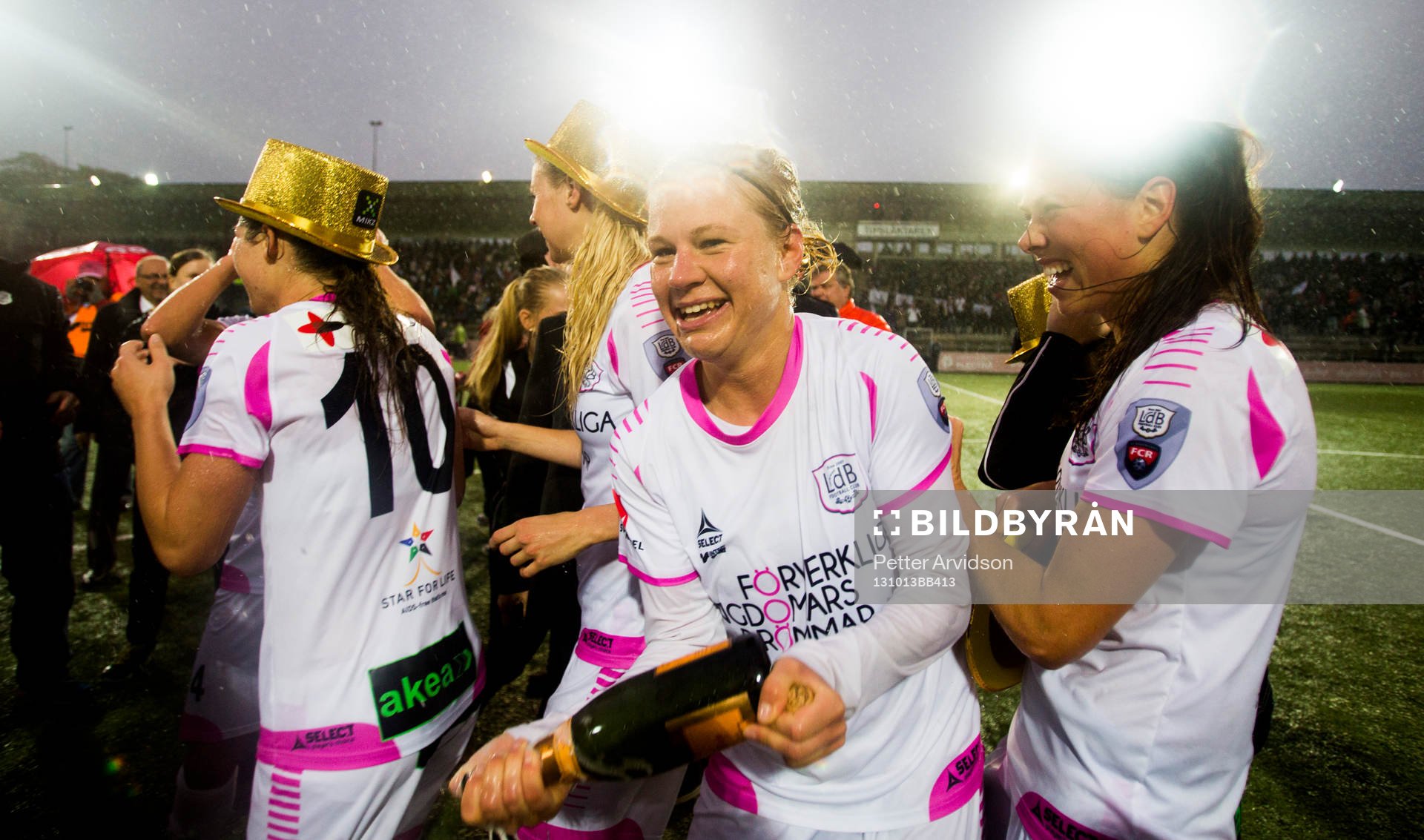 LdB Malmös Katrin Schmidt och Sara Björk Gunnarsdottir