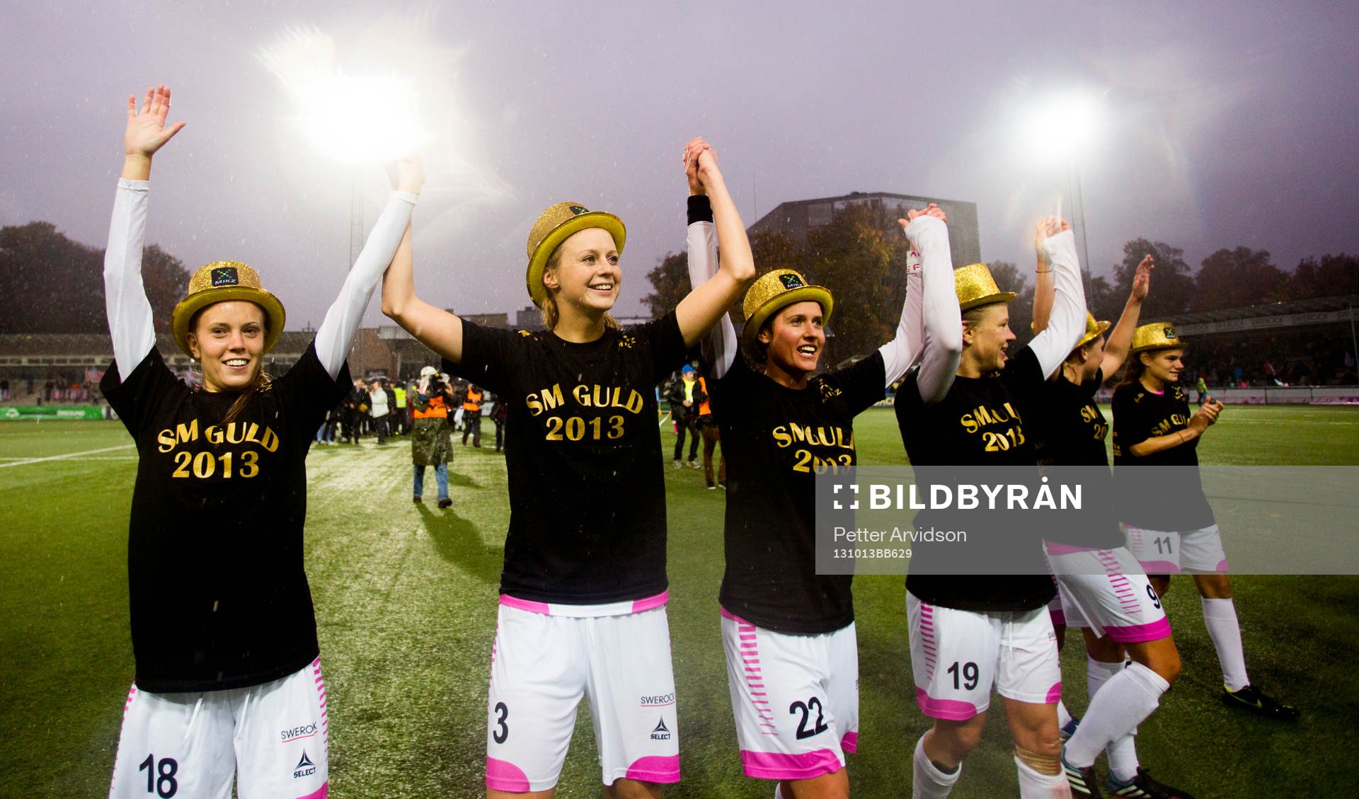 LDB Malmös Elin Björklund, Amanda Ilestedt, Kathleen