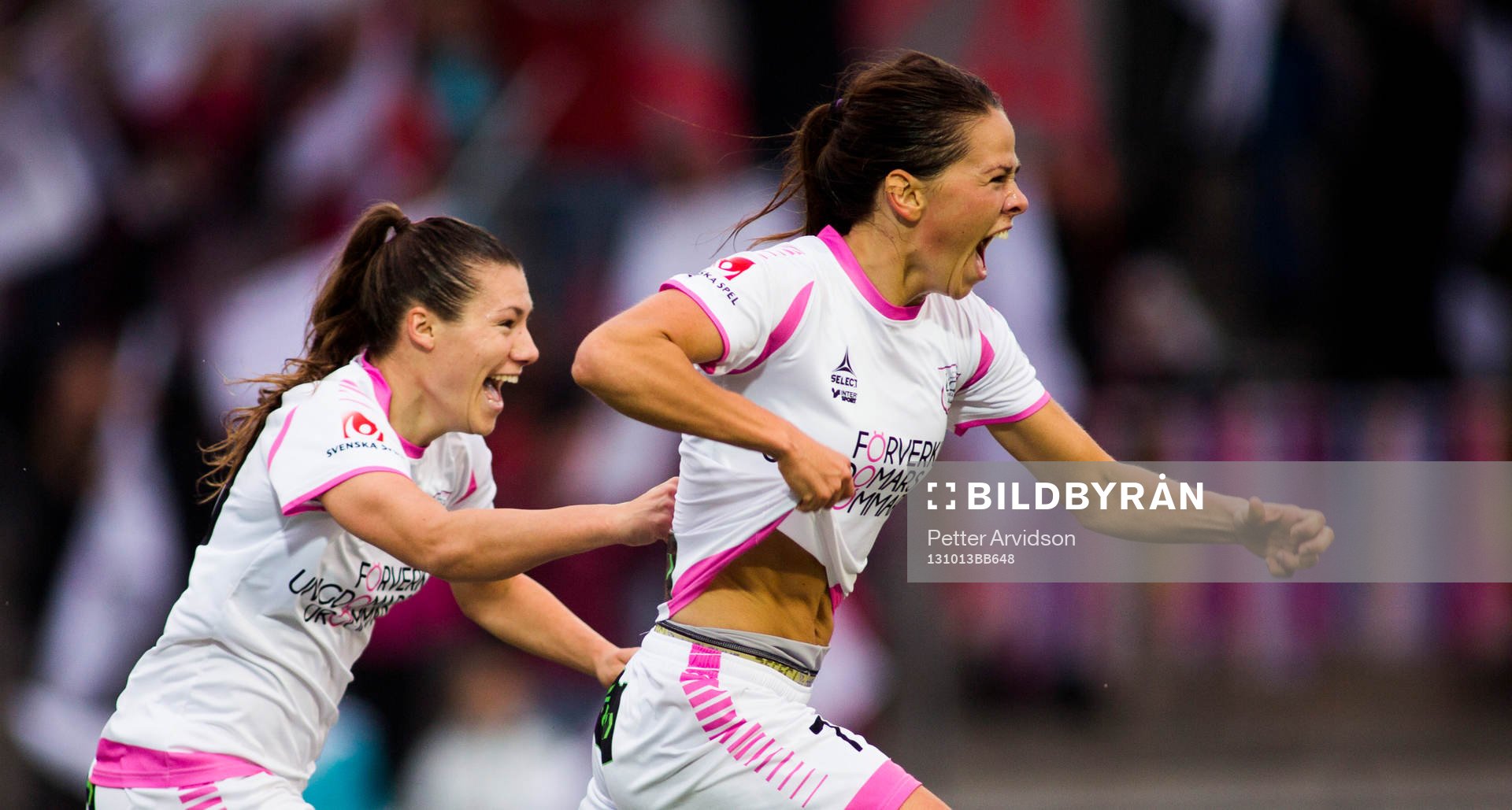 LdB Malmös Sara Björk Gunnarsdottir nickar in 2-0 och