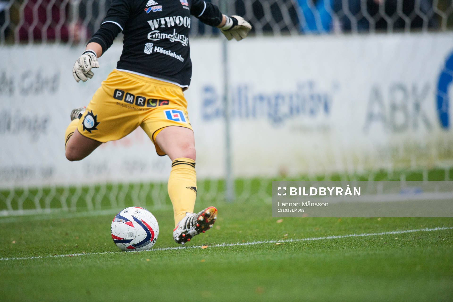   i matchen i damallsvenskan mellan Kristianstad och Vittsjö 13 oktober 2013.