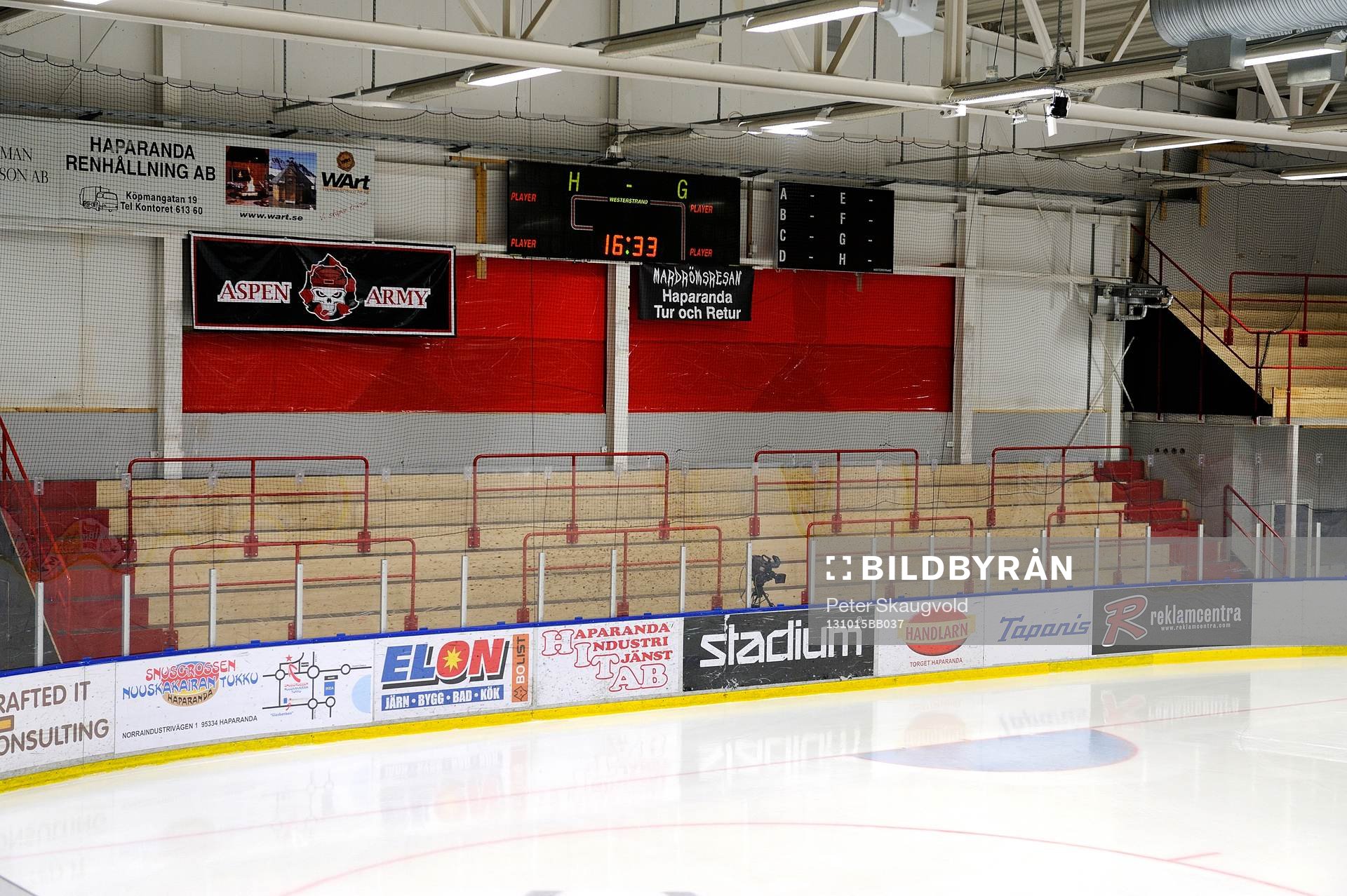 Arena Polarica innan ishockeymatchen i Hockeyallsvenskan