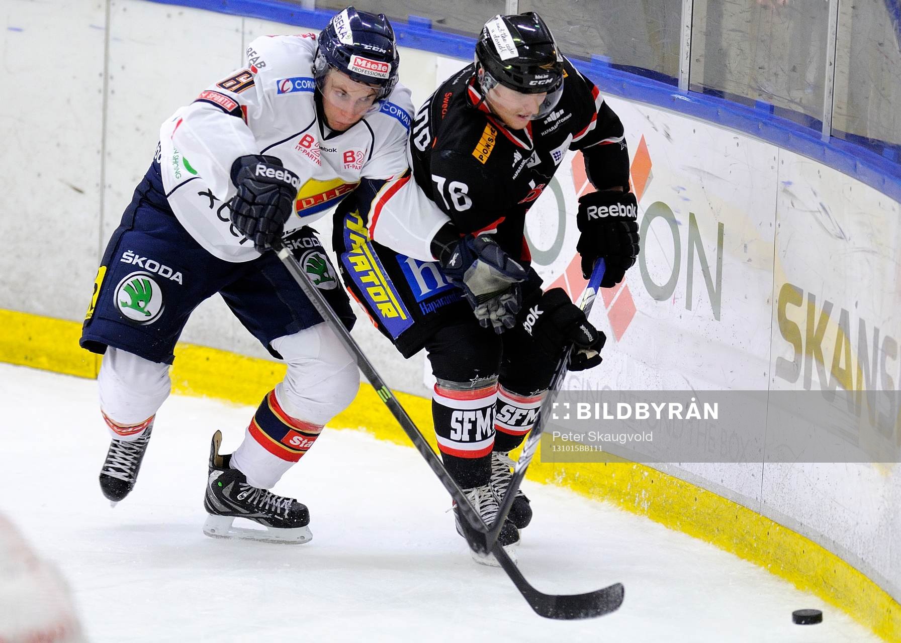 Djurgårdens Markus Ljungh och Asplövens Marcus Fagerudd i