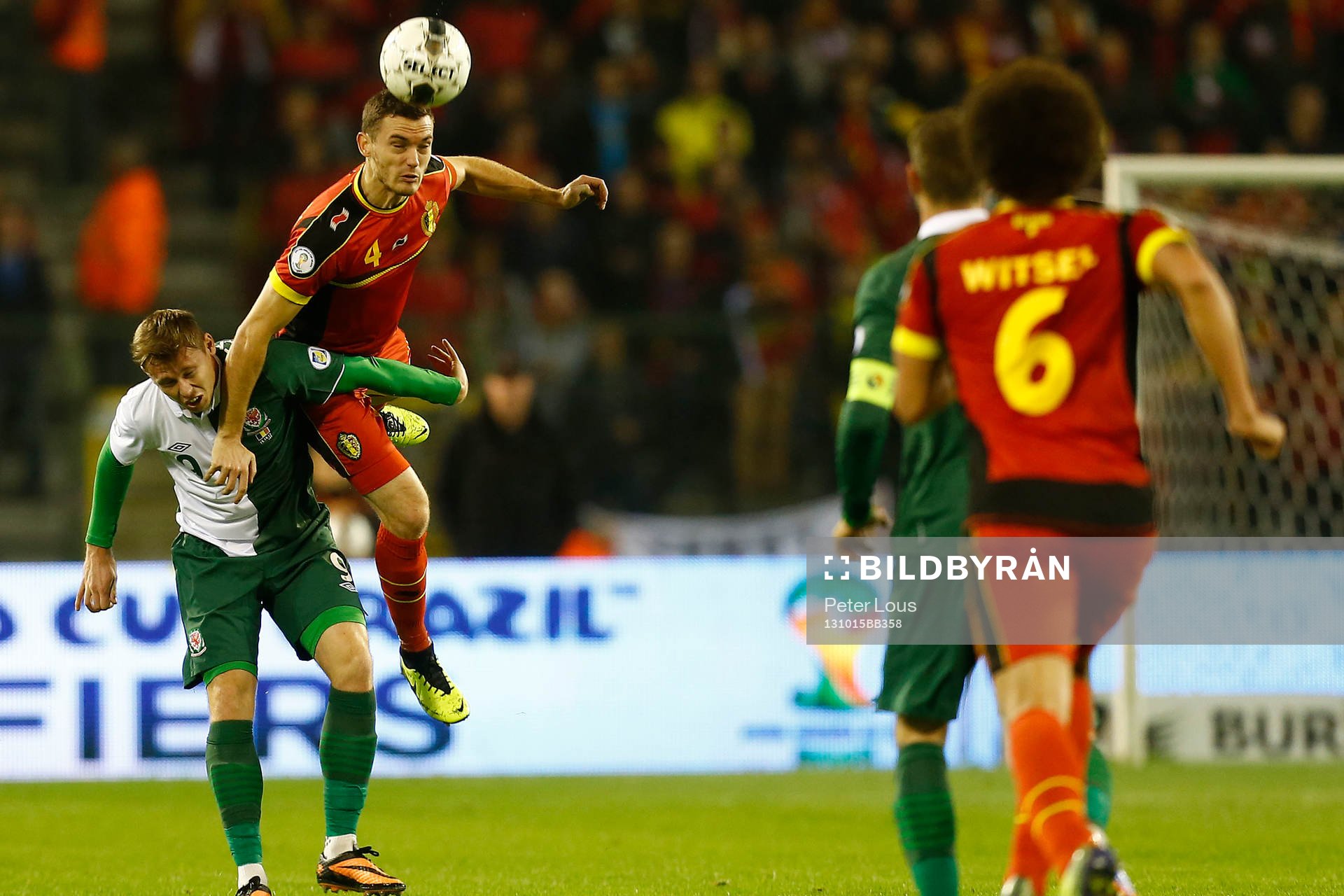 Brussel - Belgie - Wales ,  Voetbal , WK kwalificatie ,