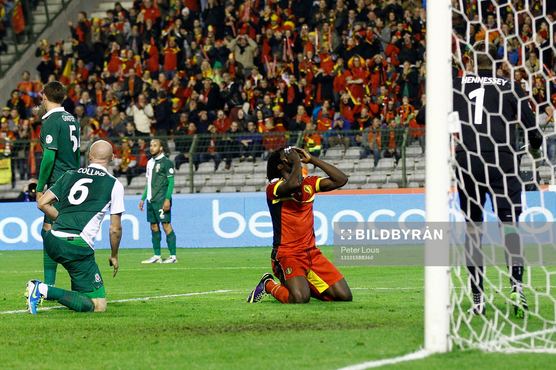 Brussel - Belgie - Wales ,  Voetbal , WK kwalificatie ,