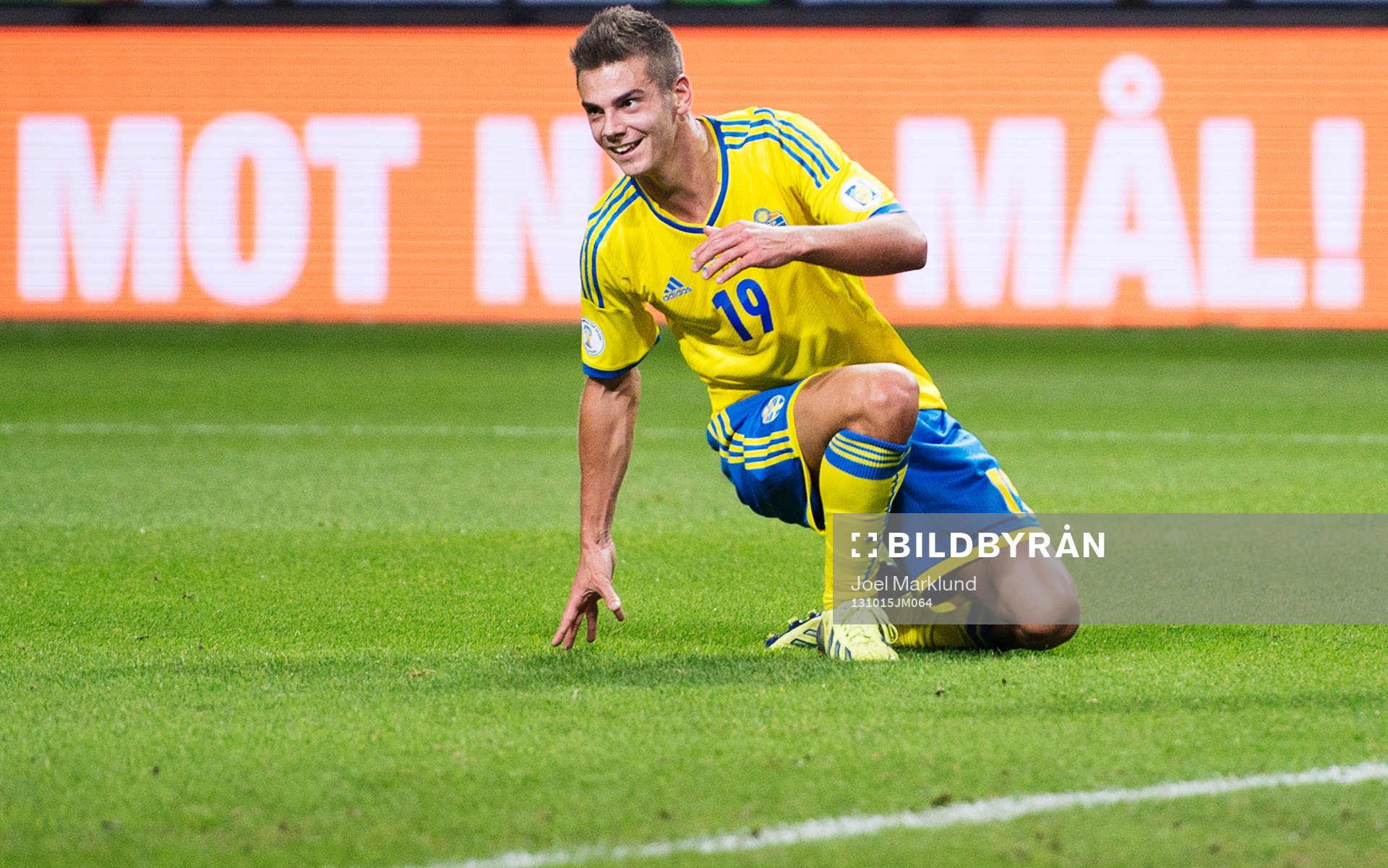 Sveriges Alexander Kacaniklic jublar