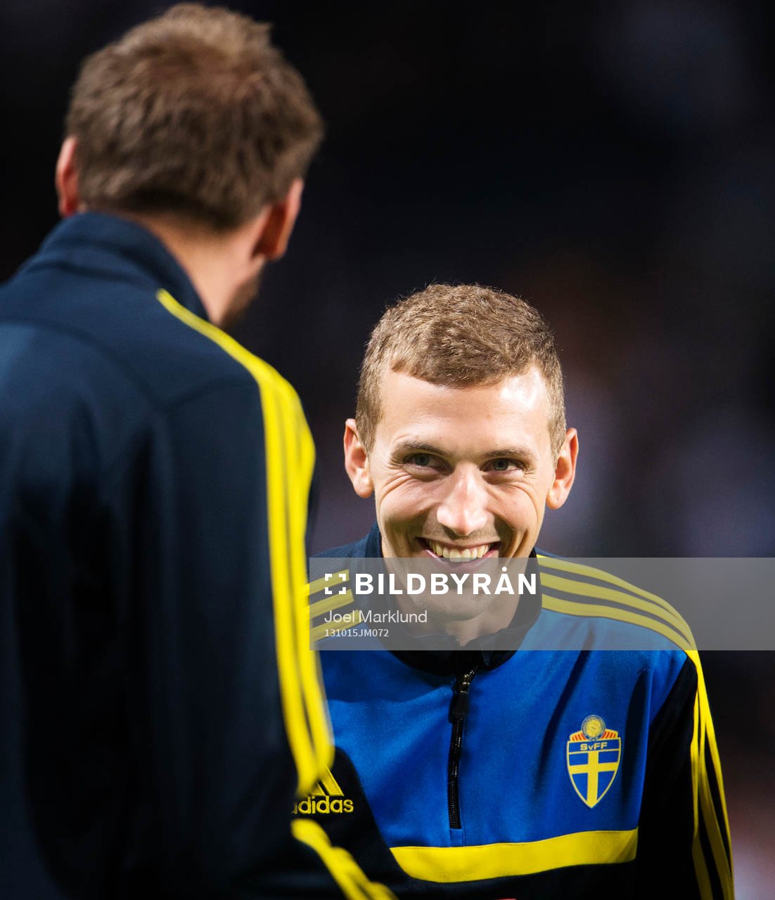 Sveriges Alexander Gerndt ler