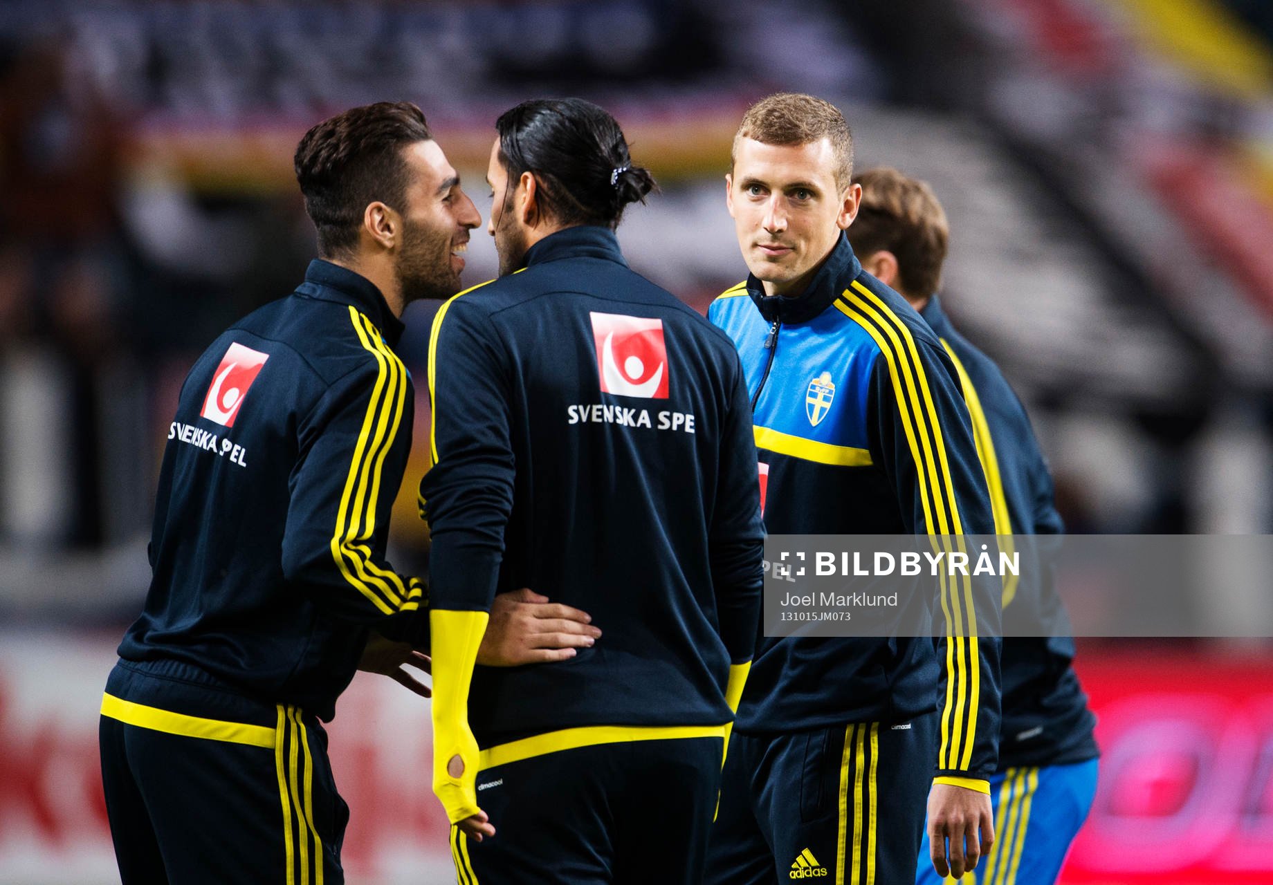 Sveriges Jimmy Durmaz, Erkan Zengin och Alexander Gerndt