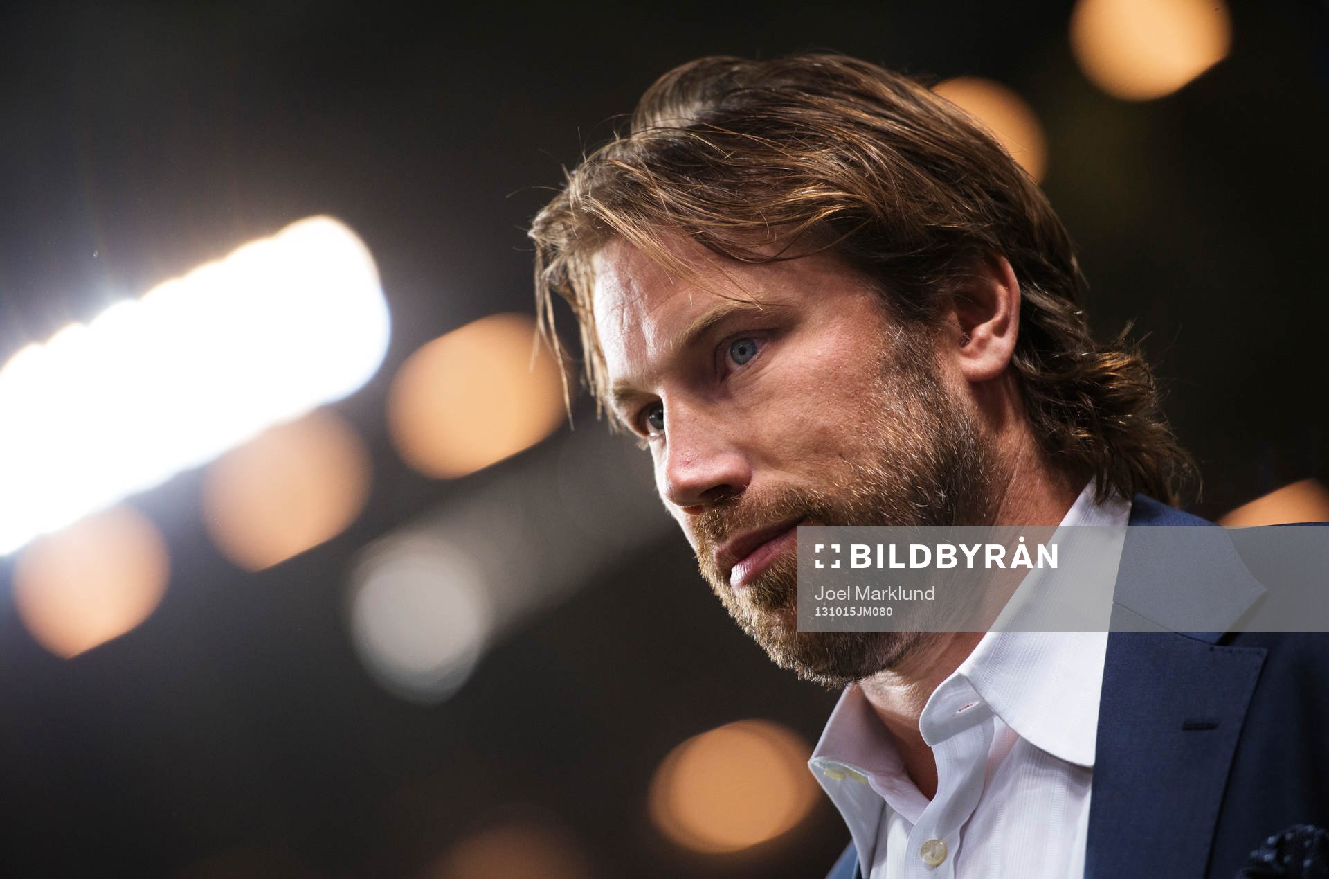 Peter Forsberg deltar i en prisutdelning för Svenska Spel