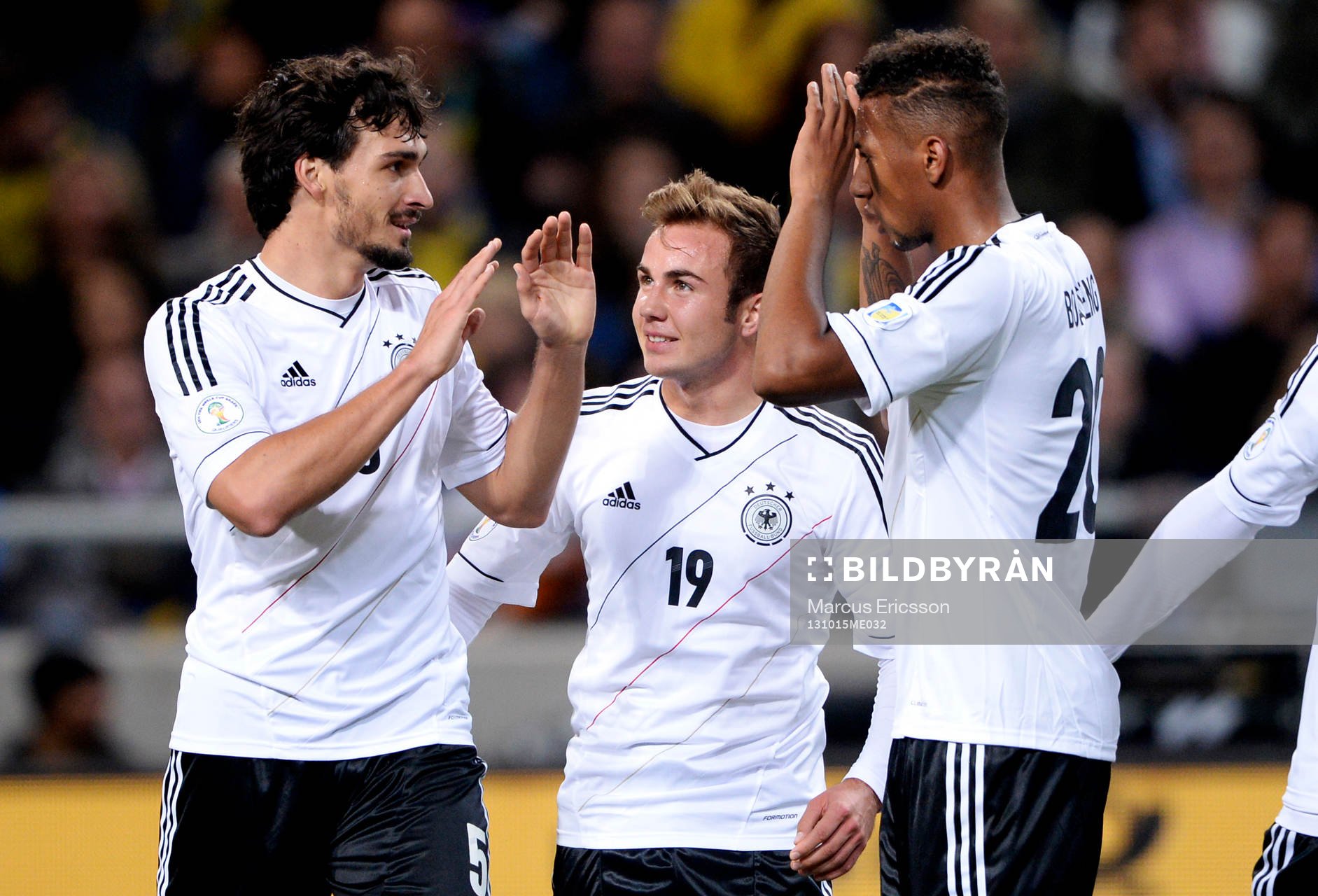 Tysklands Mario Götze gör 2-2