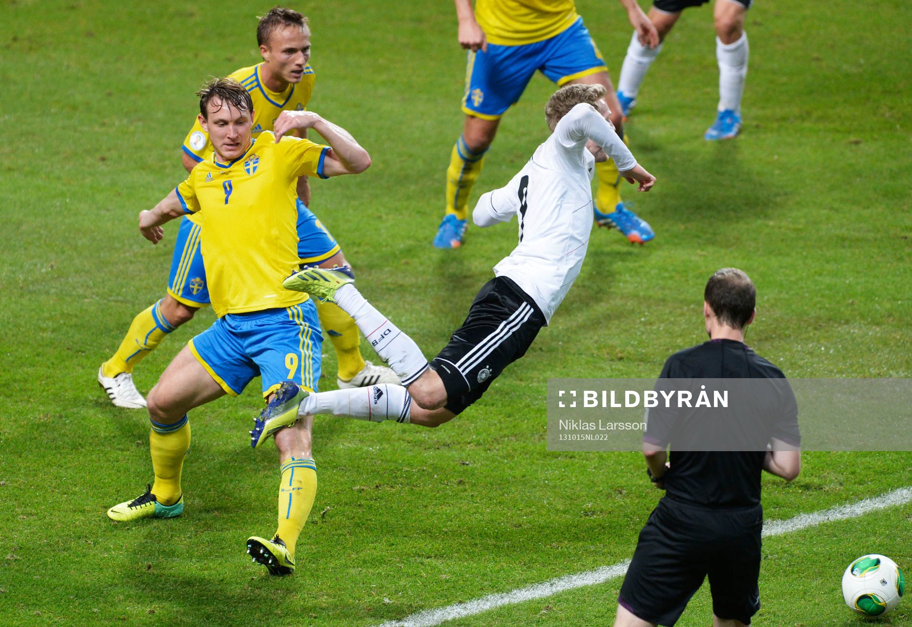 Tysklands André Schürrle filmar till sig en varning på