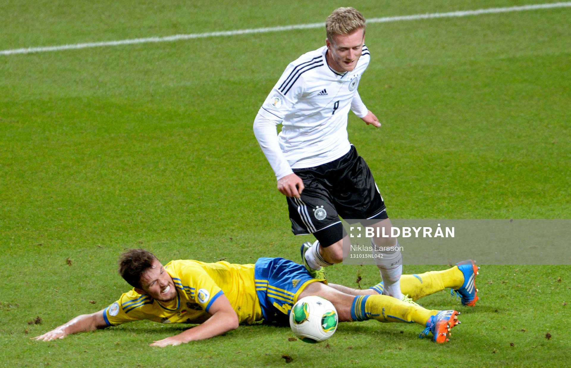 Sveriges Per Nilsson och Tysklands André Schürrle