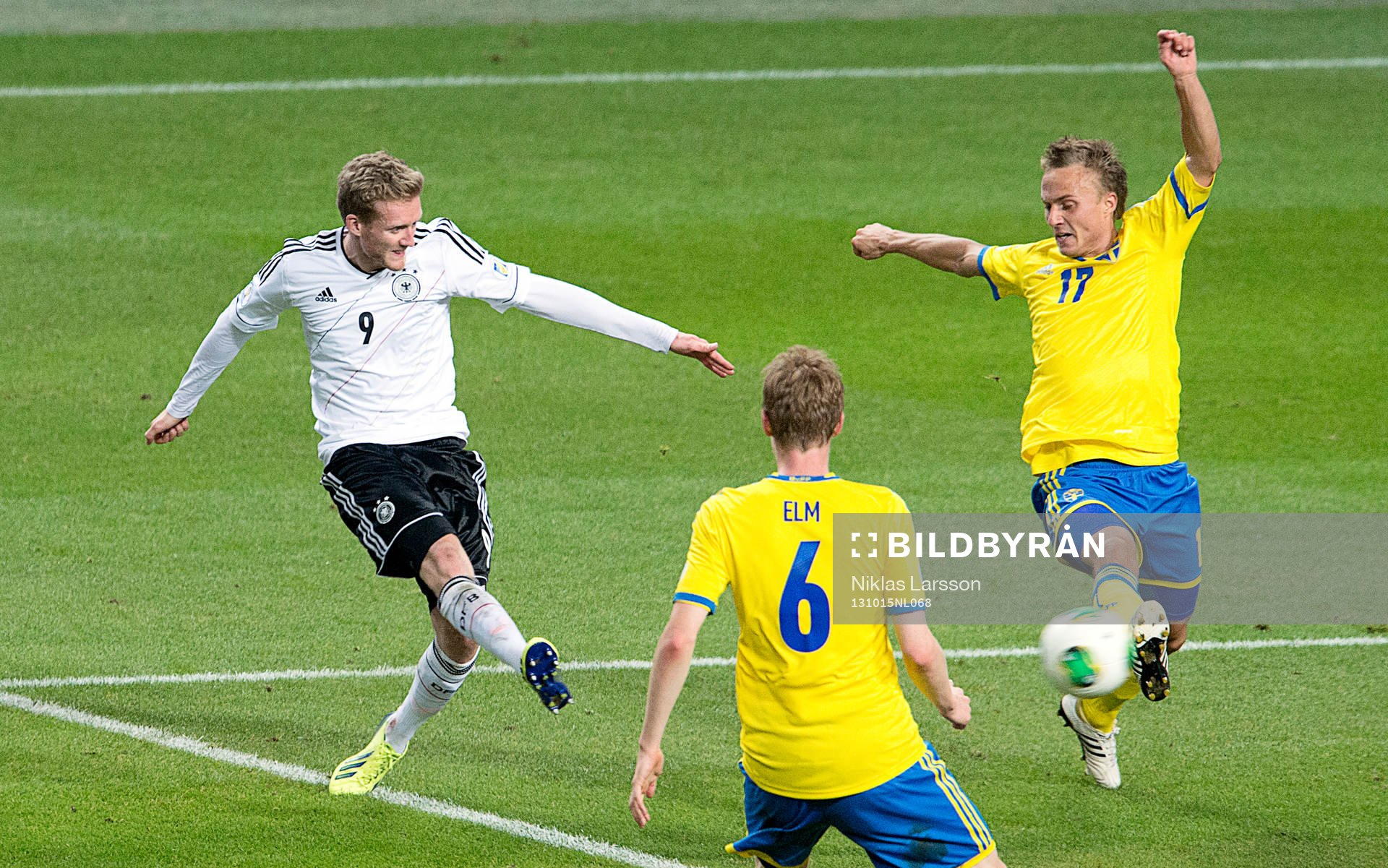 Tysklands André Schürrle och Pierre Bengtsson