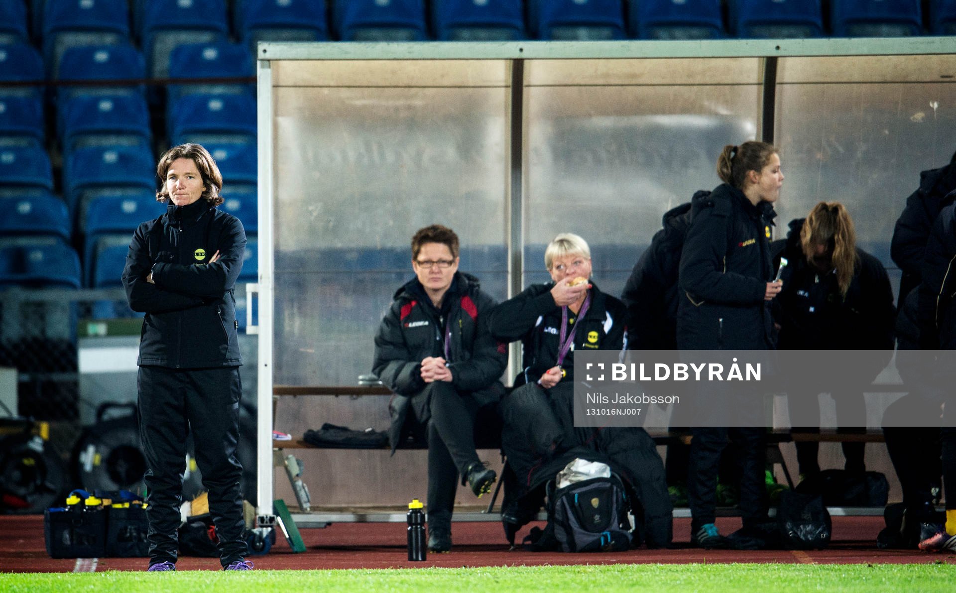 Lilleströms tränare Monica Knudsen
