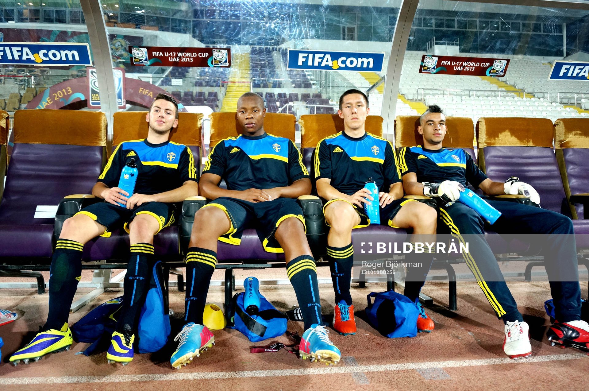 Sveriges Erdal Rakip, Carlos Strandberg, Johan Ramhorn och