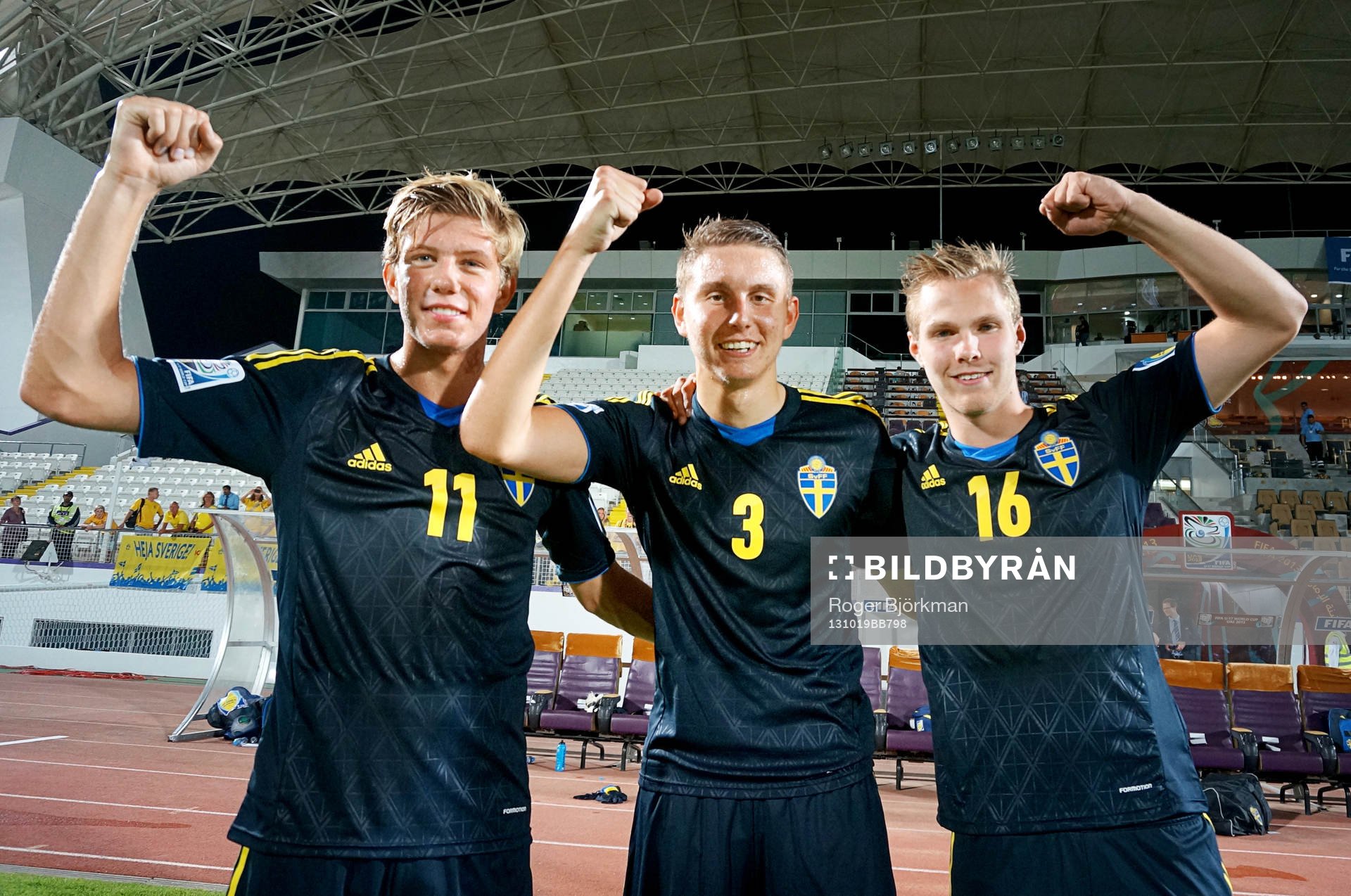 I denna handout-bild från Svenska Fotbollförbundet ses