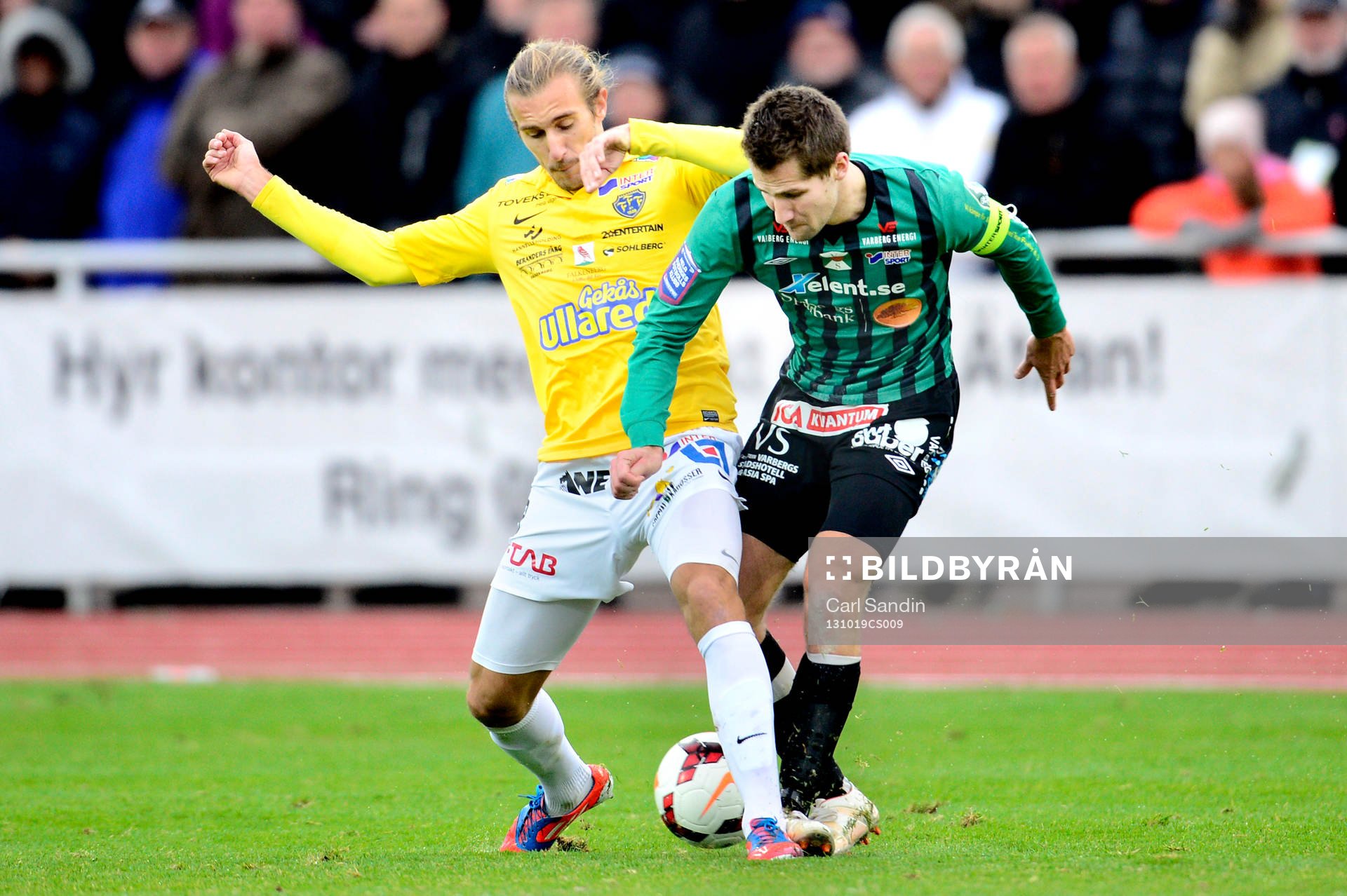 Falkenbergs Tobias Karlsson och Varbergs Gabriel Altemark