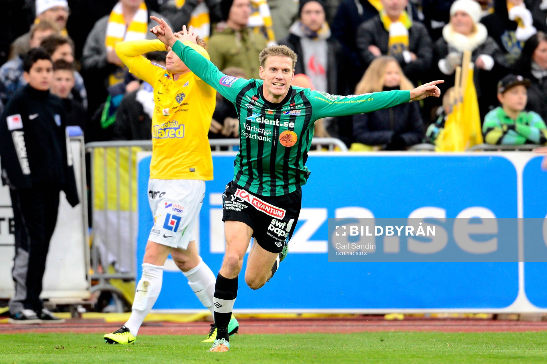 Varbergs Karl Söderström jublar