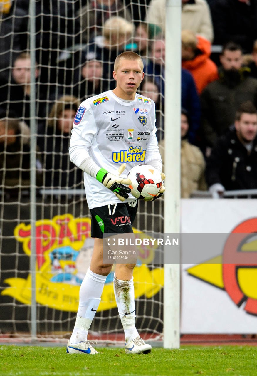 Falkenbergs målvakt Johan Brattberg