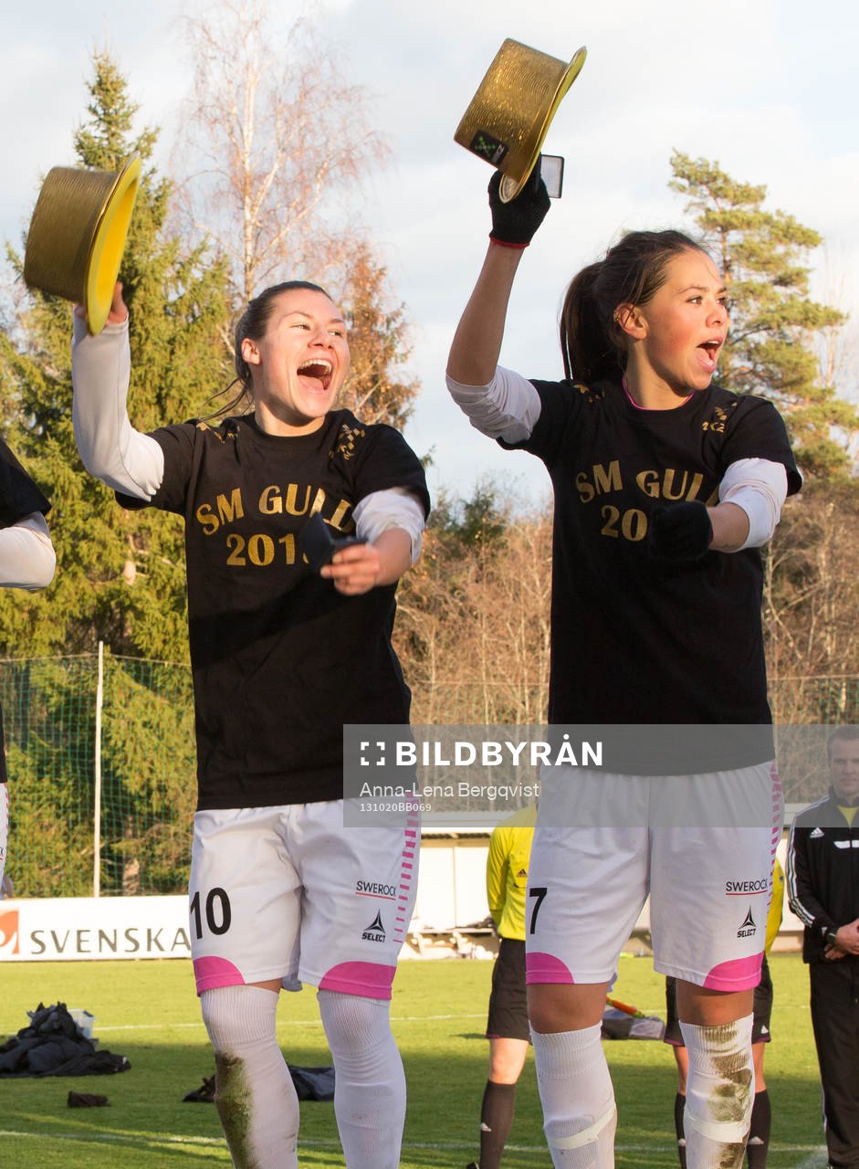LdB Malmös Ramona Bachmann och Sara Björk Gunnarsdottir