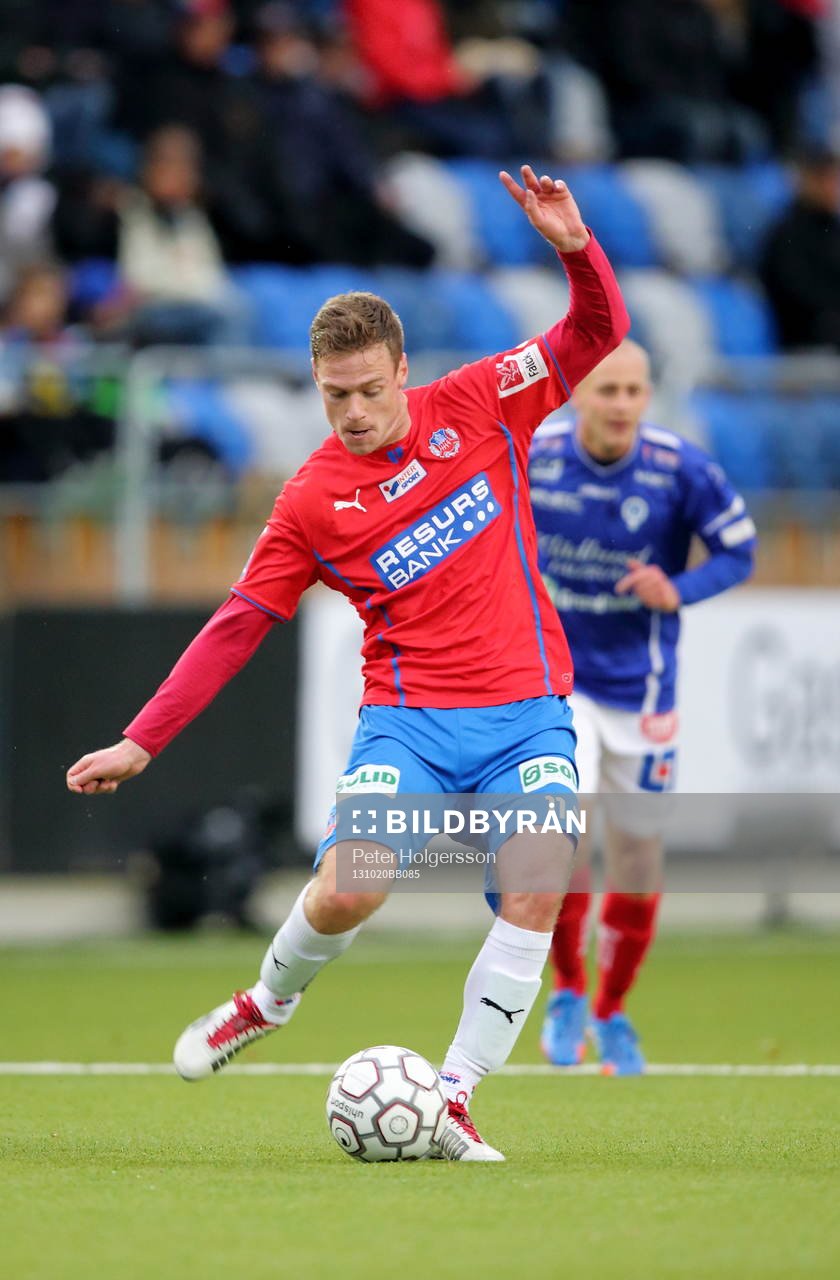 Helsingborgs Arnor Smarason  i matchen mellan Åtvidaberg