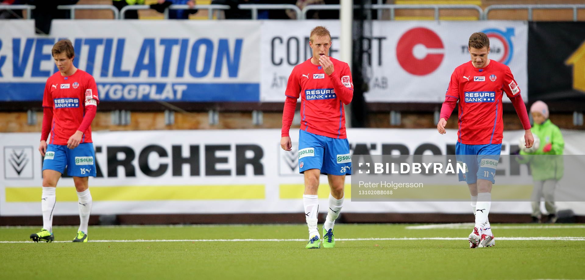 Besvikna Helsingborgs-spelare