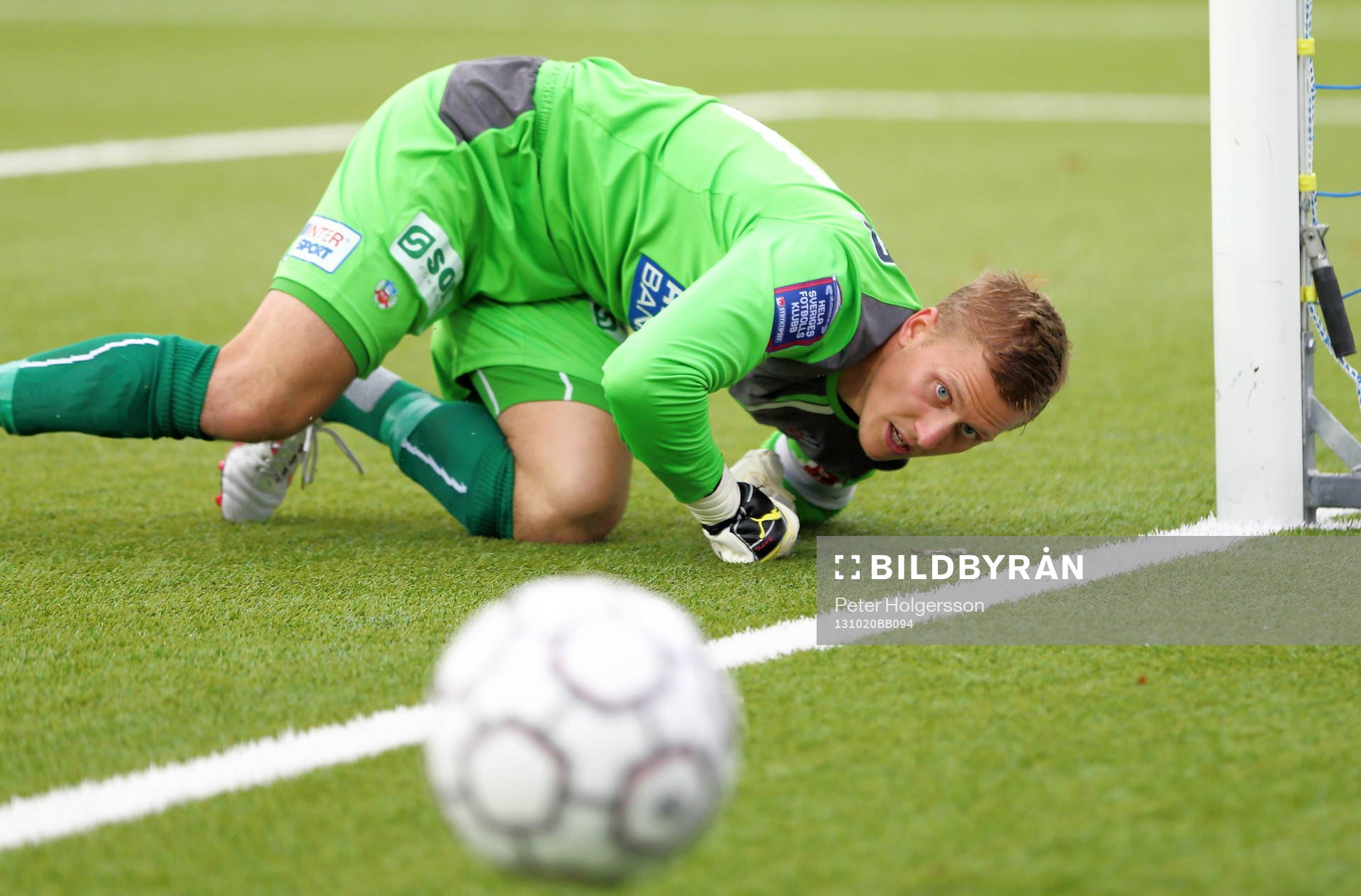 Helsingborgs Pär Hansson  i matchen mellan Åtvidaberg och