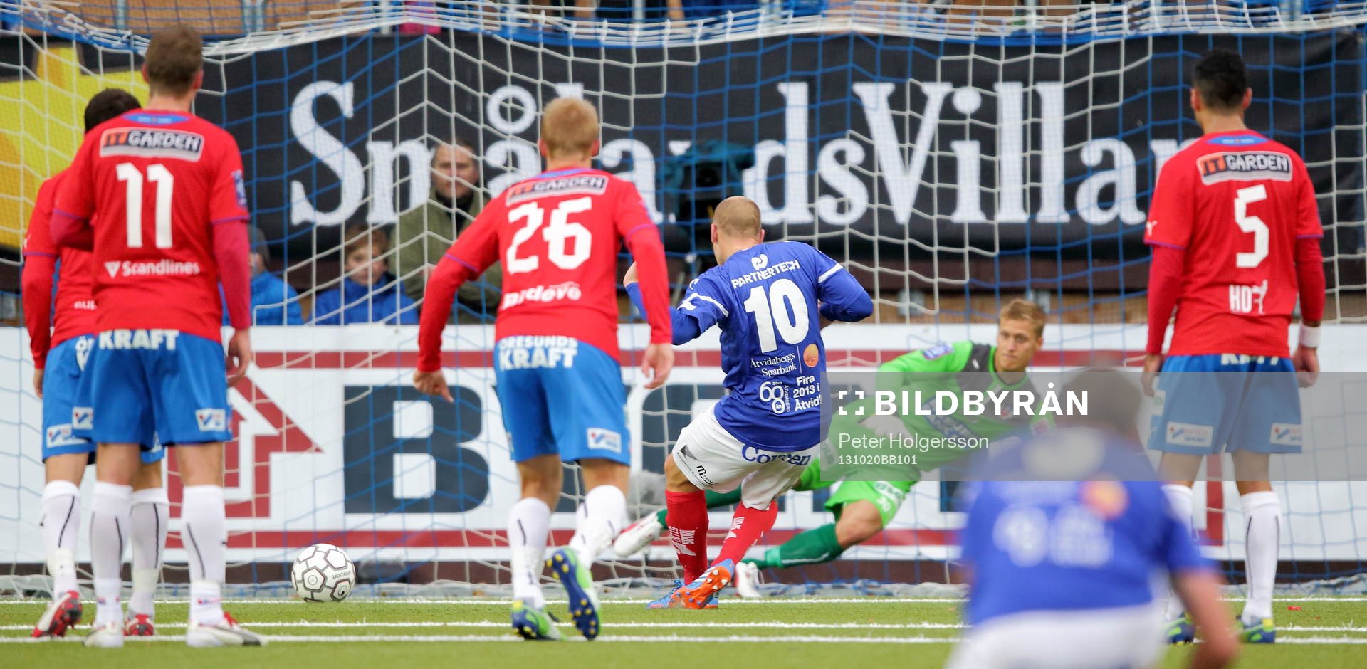Mål 2-0 på straff av Åtvidabergs Daniel Sjölund i