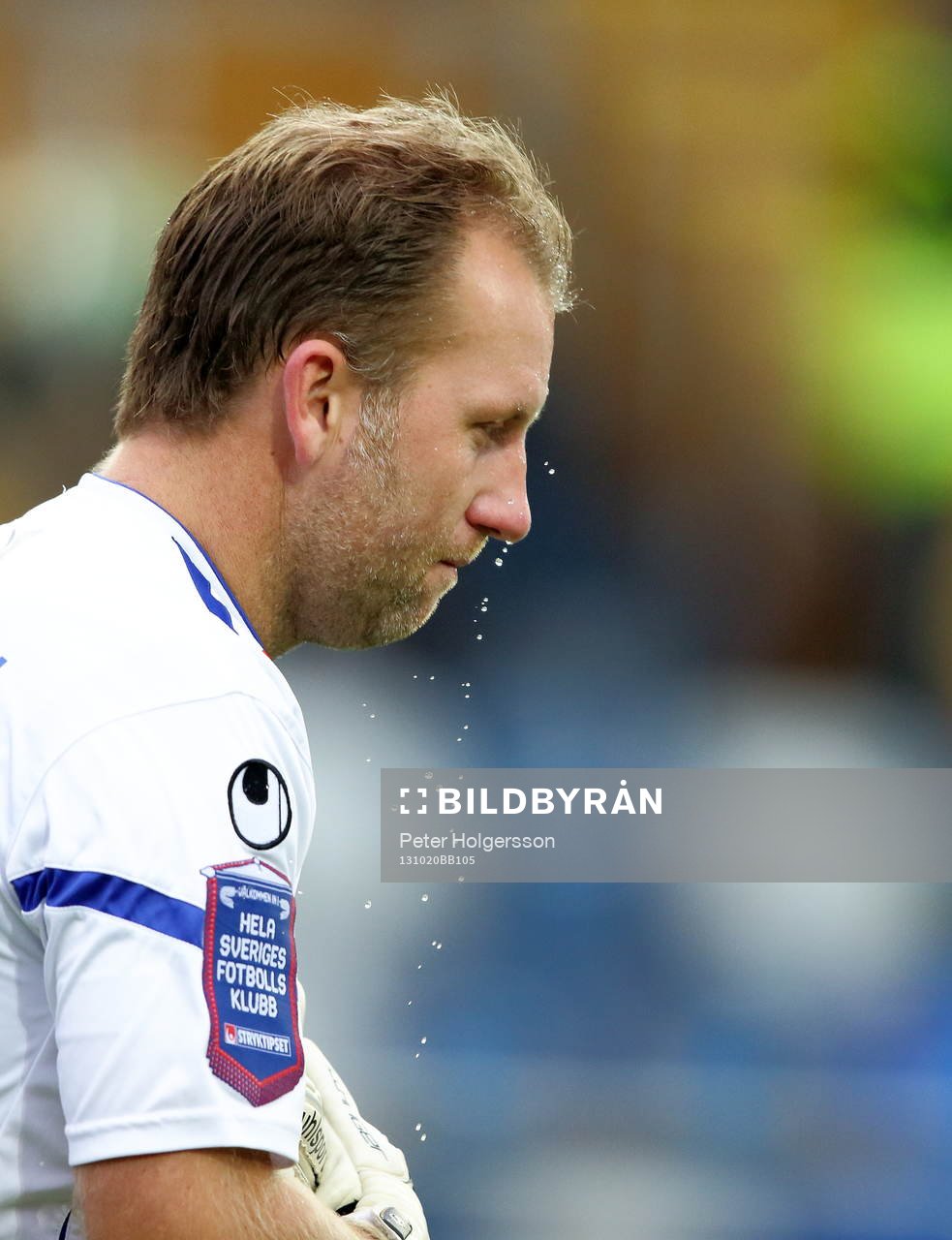 Åtvidabergs målvakt Henrik Gustavsson i matchen mellan