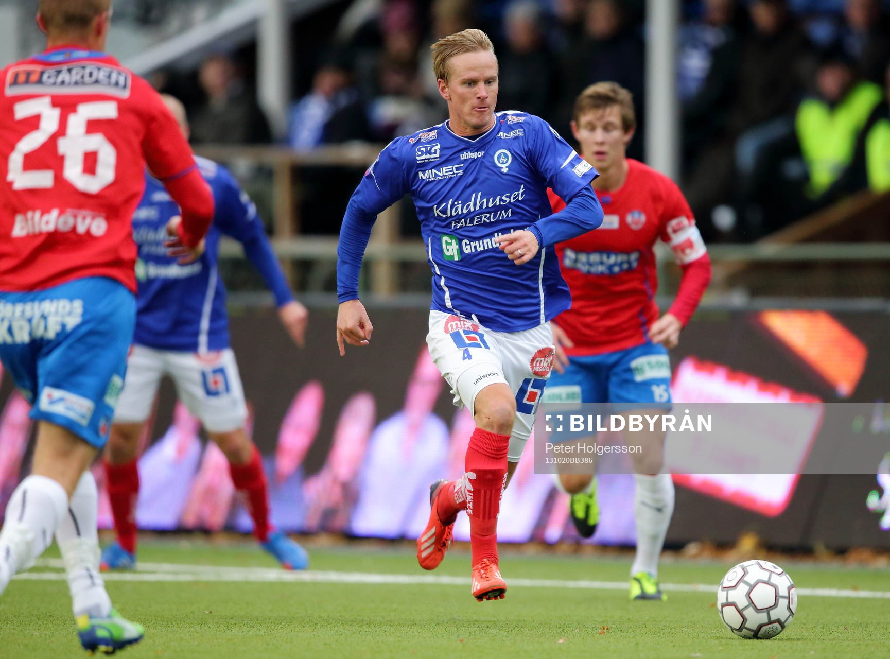 Åtvidabergs Andreas Dahlén i matchen mellan Åtvidaberg