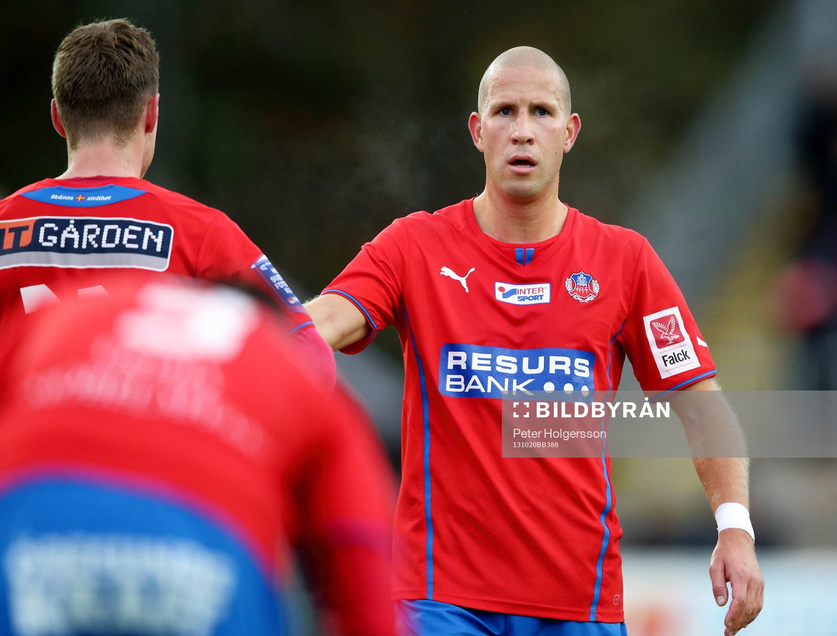 Utvisade Helsingborgs Mattias Lindström i matchen mellan