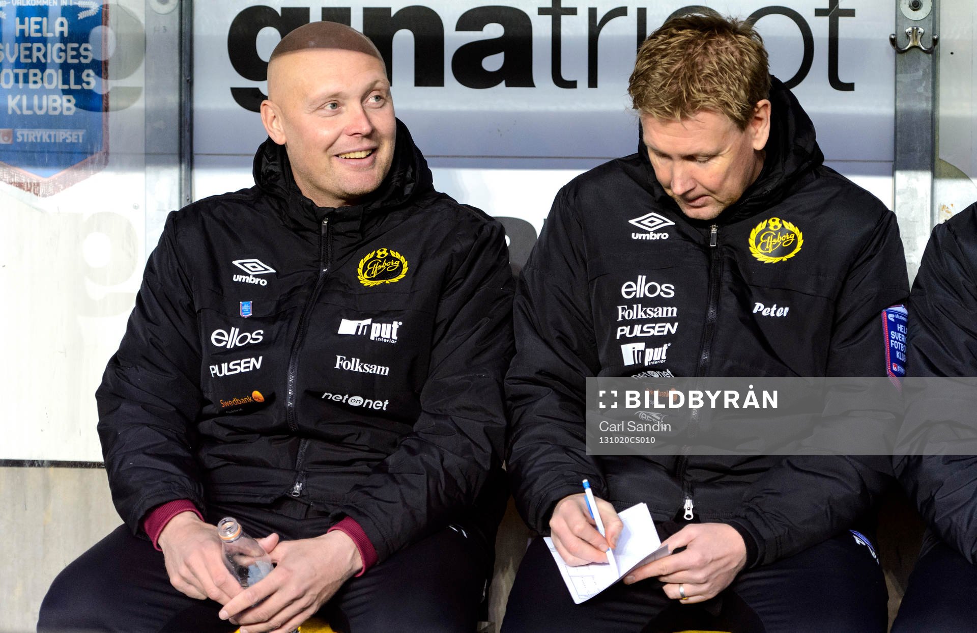 Elfsborgs tränare Klas Ingesson och assisterande tränare