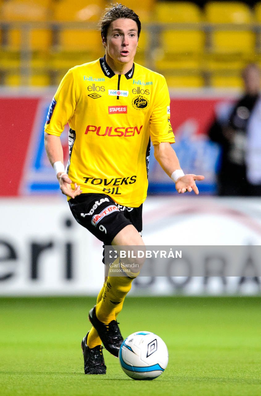Elfsborgs Lasse Nilsson med bollen