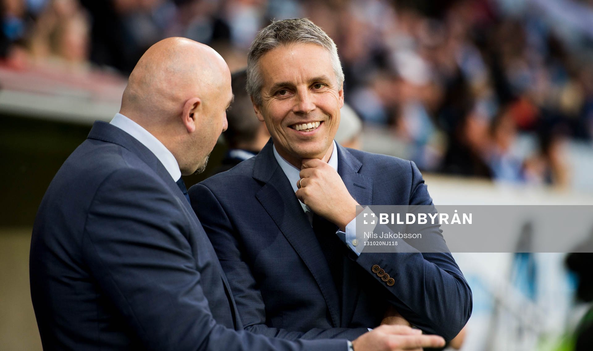 Malmös sportchef Per Ågren under fotbollsmatchen i  i Allsvenskan mellan Malmö FF och Brommapojkarna den 20 oktober 2013 i Malmö.