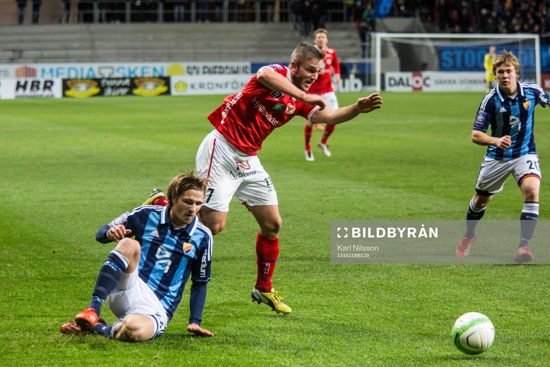 Fotboll, Allsvenskan, Kalmar FF - Djurgården IF FF:  VYTAUTAS ANDRIUSKEVICIUS, Djurgården IF FF,Mats Solheim, Kalmar FF, 