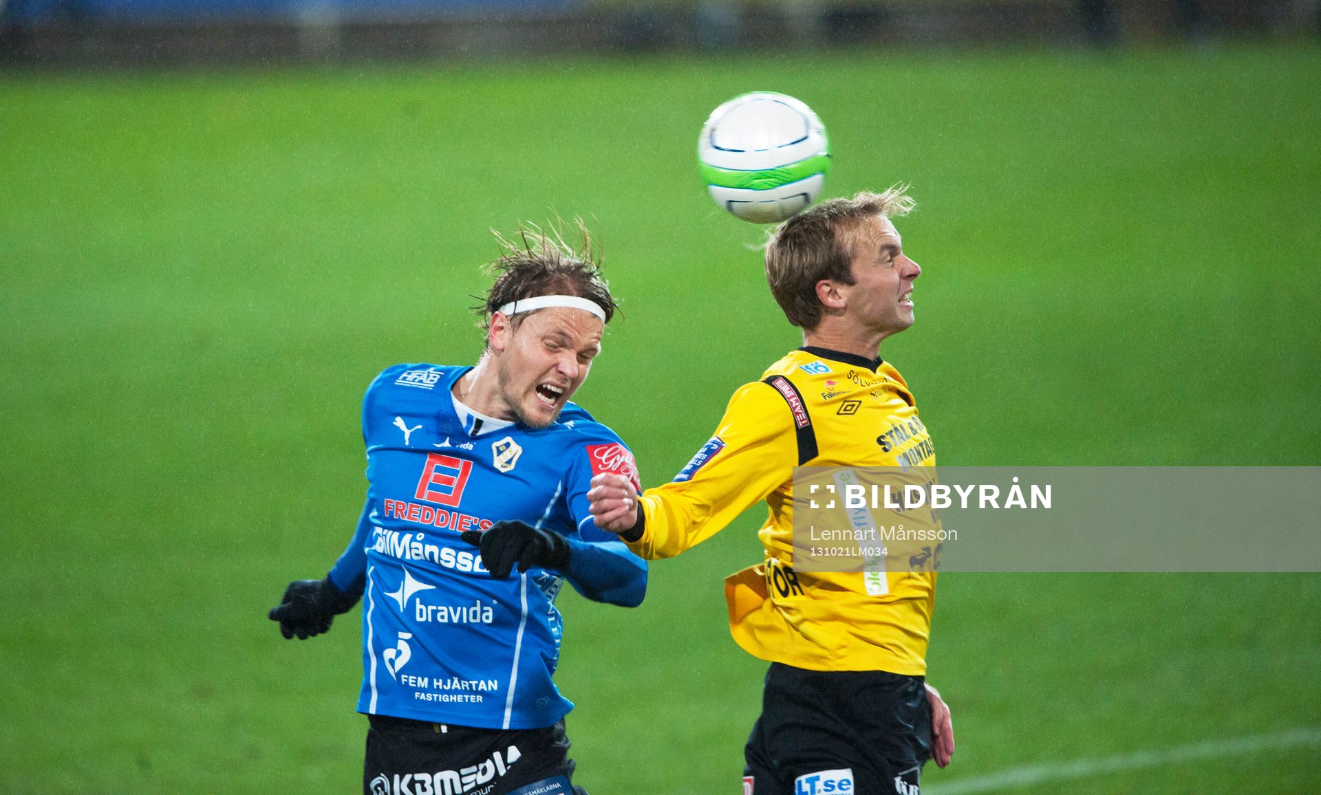 Halmstads Kristoffer Fagercrantz och Mjällbys Craig