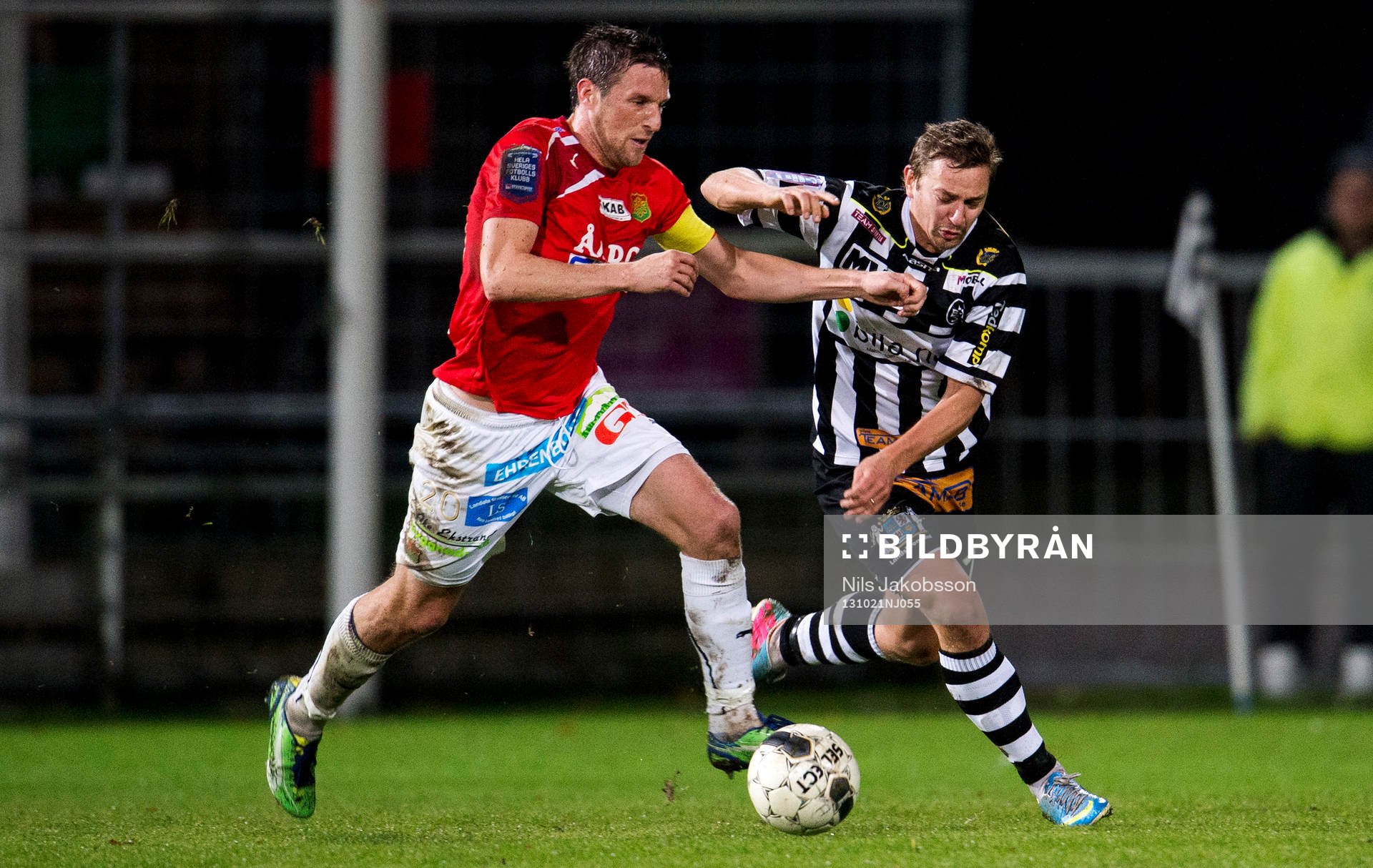 GAIS Kenneth Gustafsson och Landskrona BOIS Fredrik Olsson