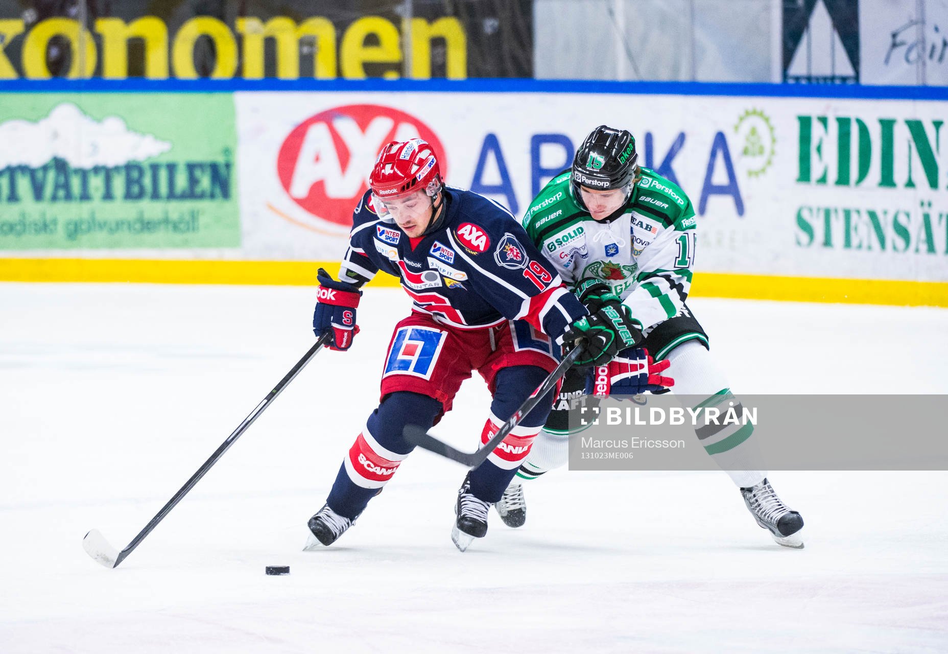 Södertäljes Jason Gregoire och Rögles Jakob Lilja