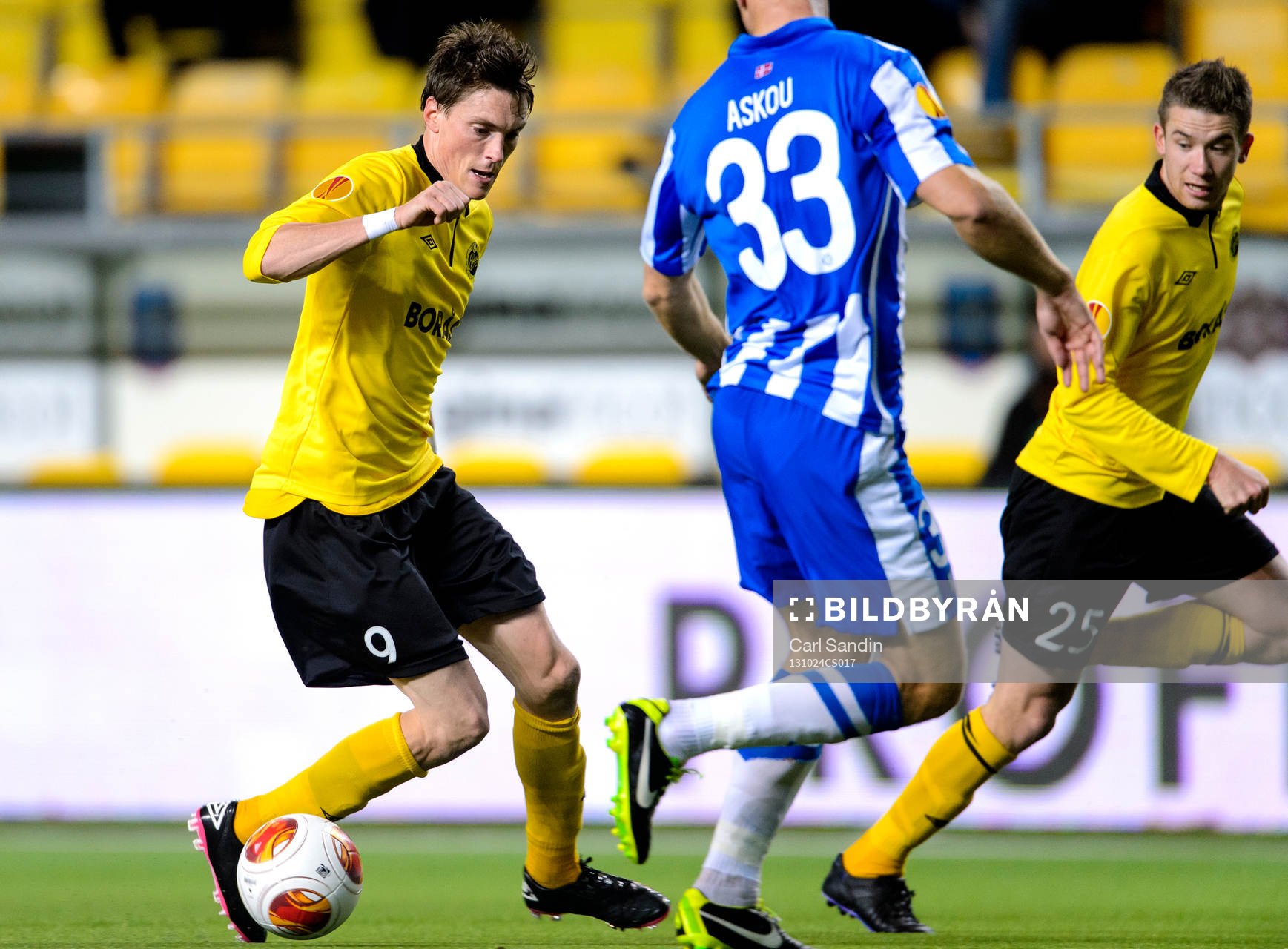 Elfsborgs Lasse Nilsson med bollen