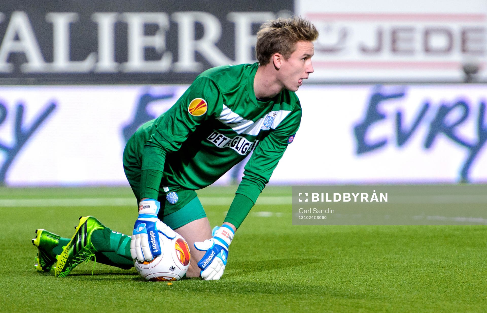 Esbjergs målvakt Frederik Rønnow