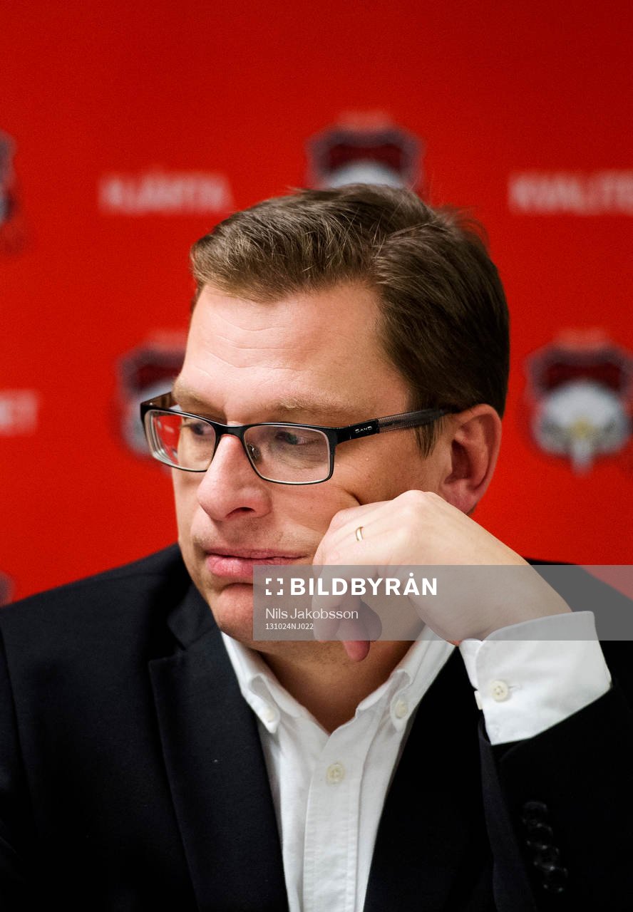 Björklövens tränare Jens Öhman