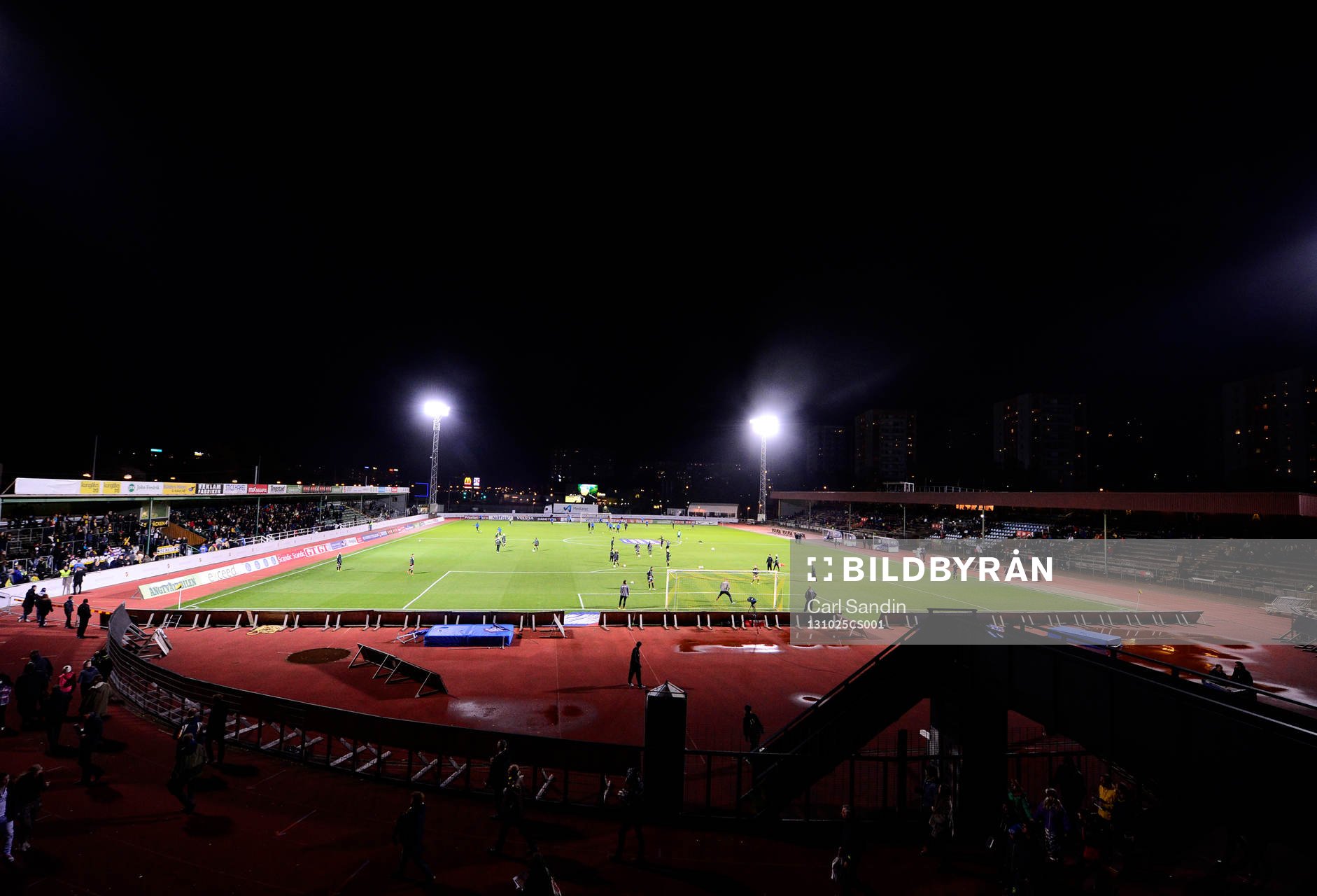 Rambergsvallen innan fotbollsmatchen i allsvenskan mellan