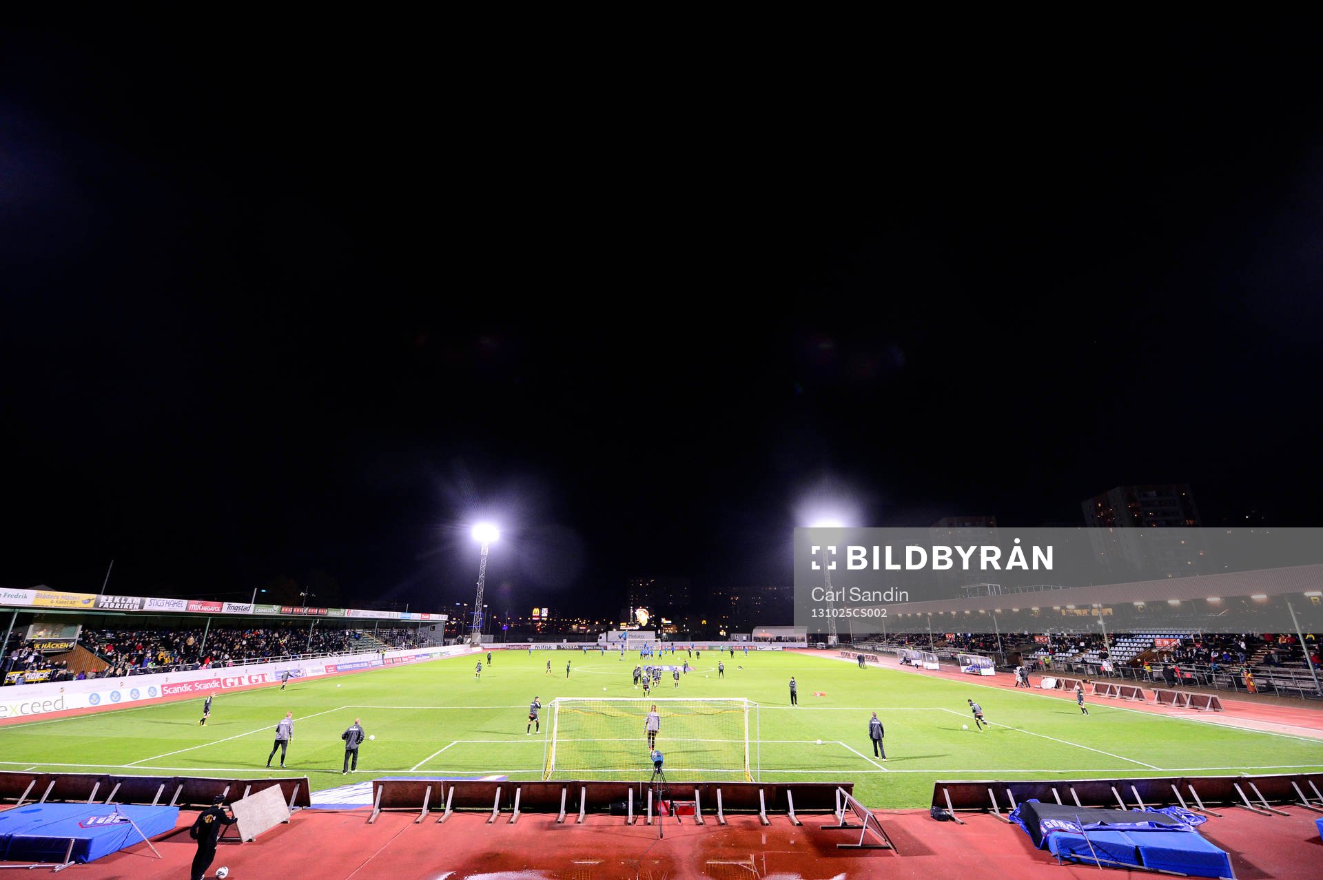 Rambergsvallen innan fotbollsmatchen i allsvenskan mellan