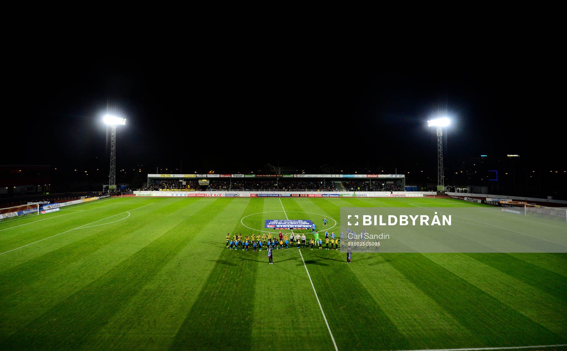 Rambergsvallen innan fotbollsmatchen i allsvenskan mellan