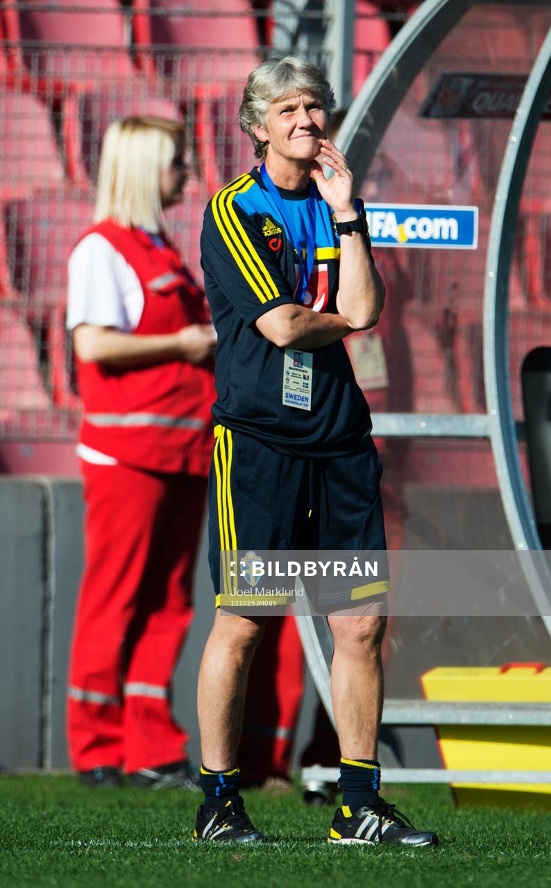 Sveriges förbundskapten Pia Sundhage