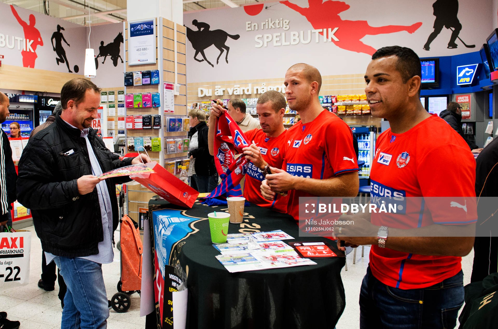 Christoffer Andersson Mattias Lindström och Alvaro Santos