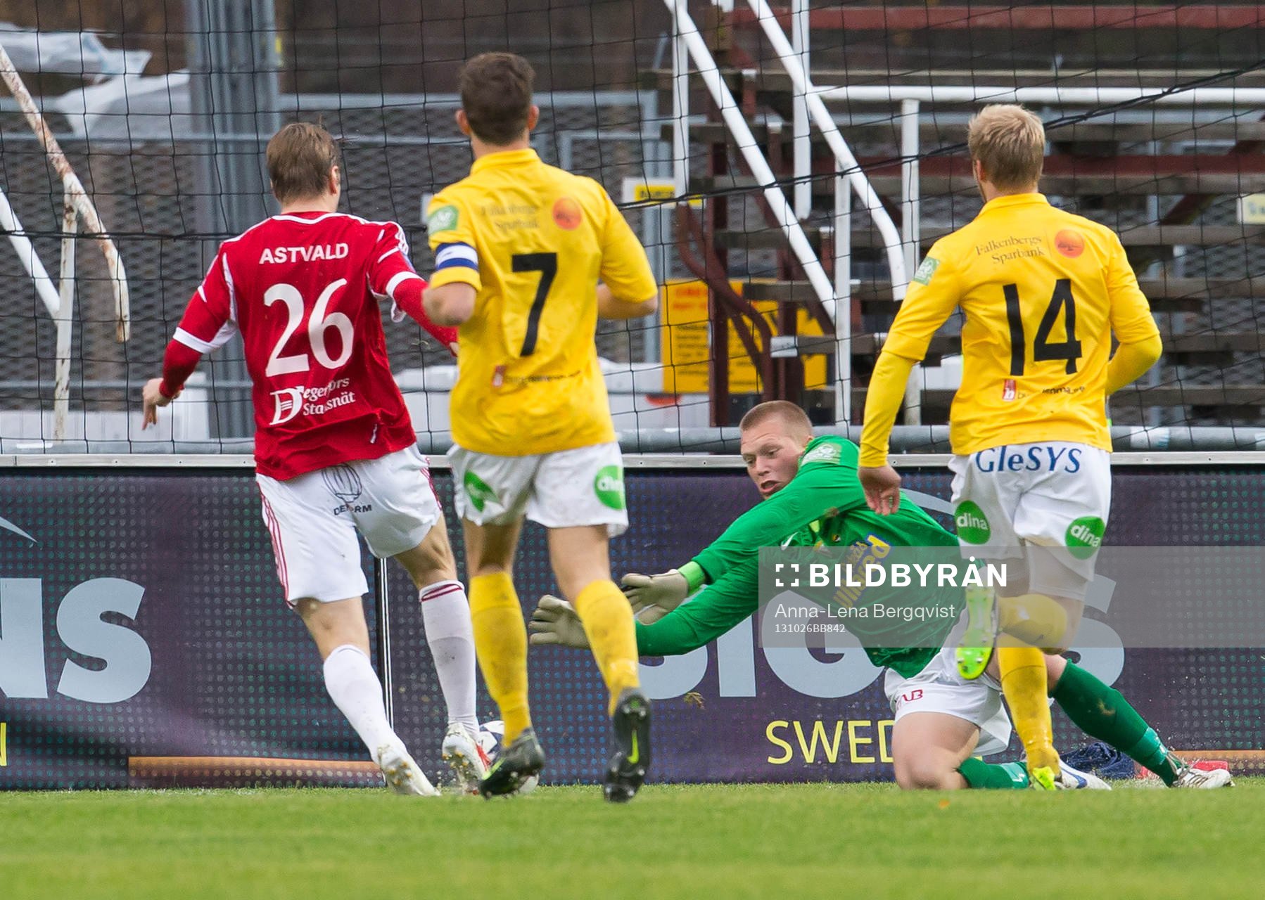 Falkenbergs  målvakt Jesper Hansen