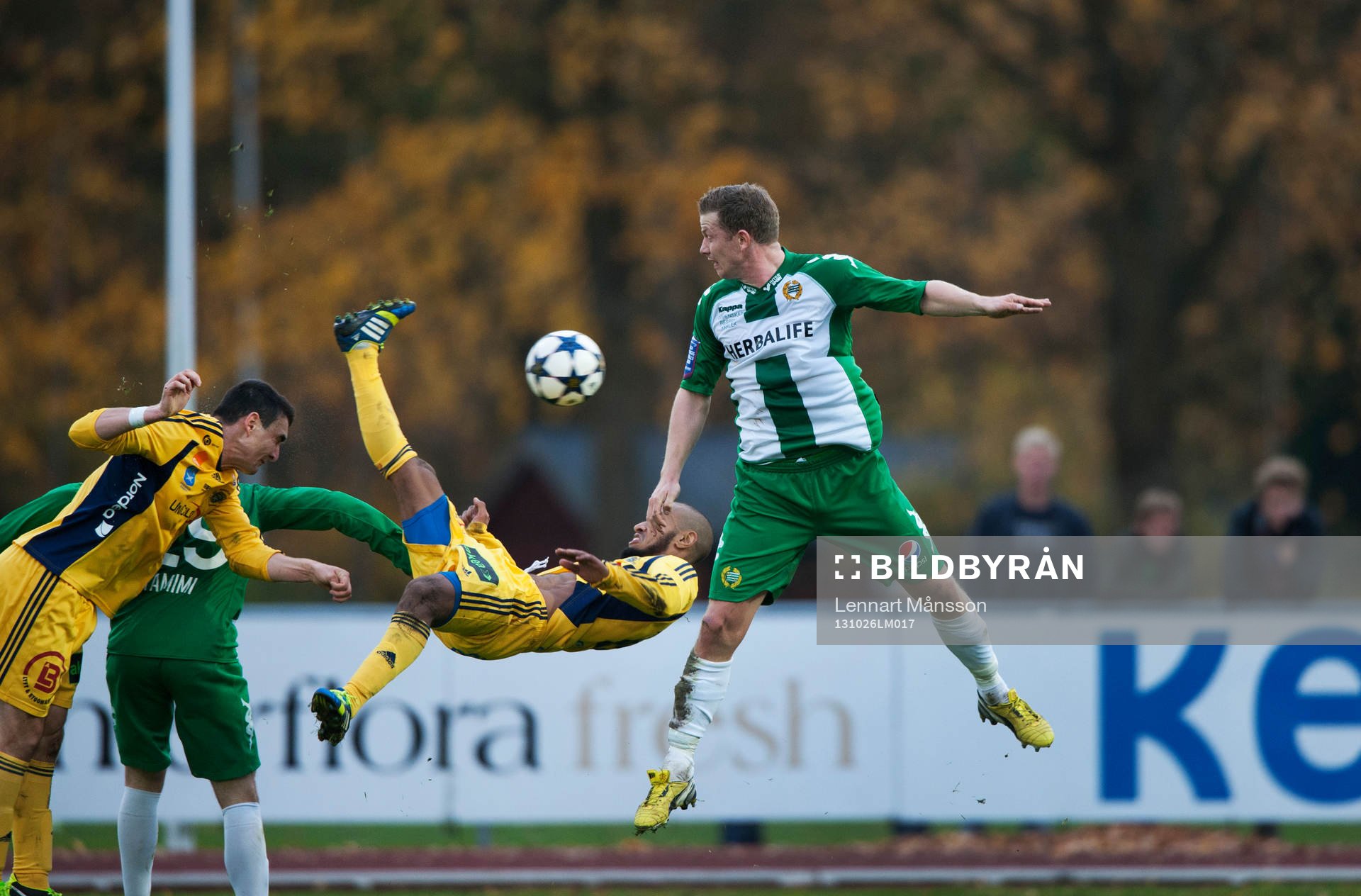 Ängelholms William Robert Warshaw gör 2-0 medan