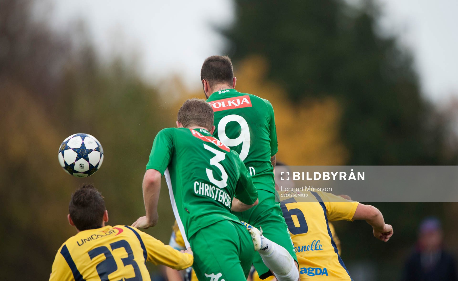 Nickkamp i matchen i Superettan mellan Ängelholm och