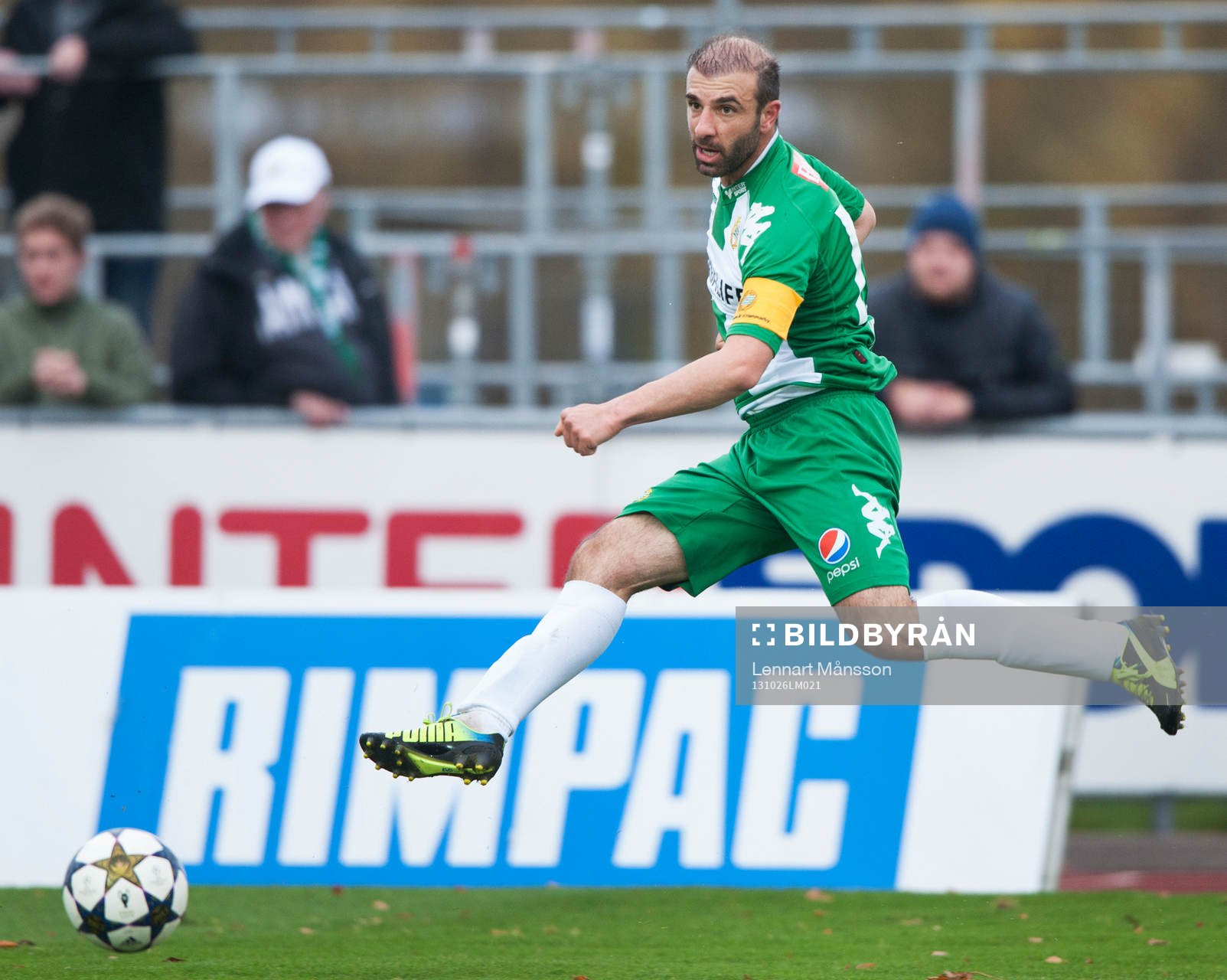 Hammarbus Kennedy Bakircioglu i matchen i Superettan mellan
