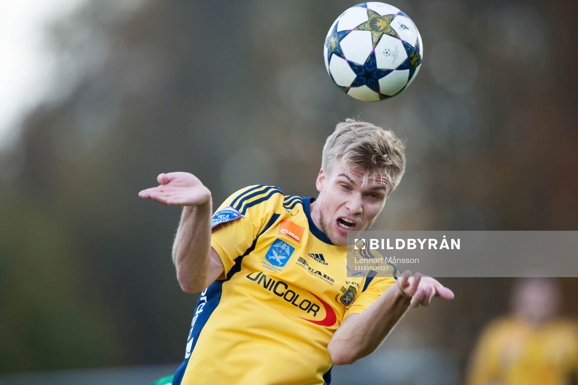Ängelholms Robin Nilsson i matchen i Superettan mellan